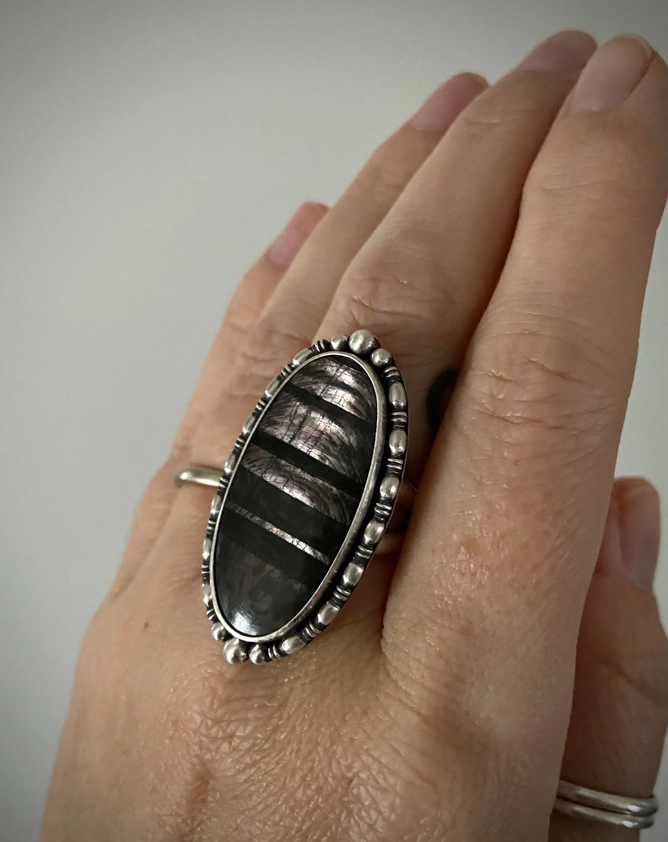 Hypersthene Ring