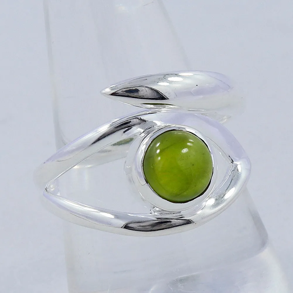 Idocrase Silver Ring Jewelry