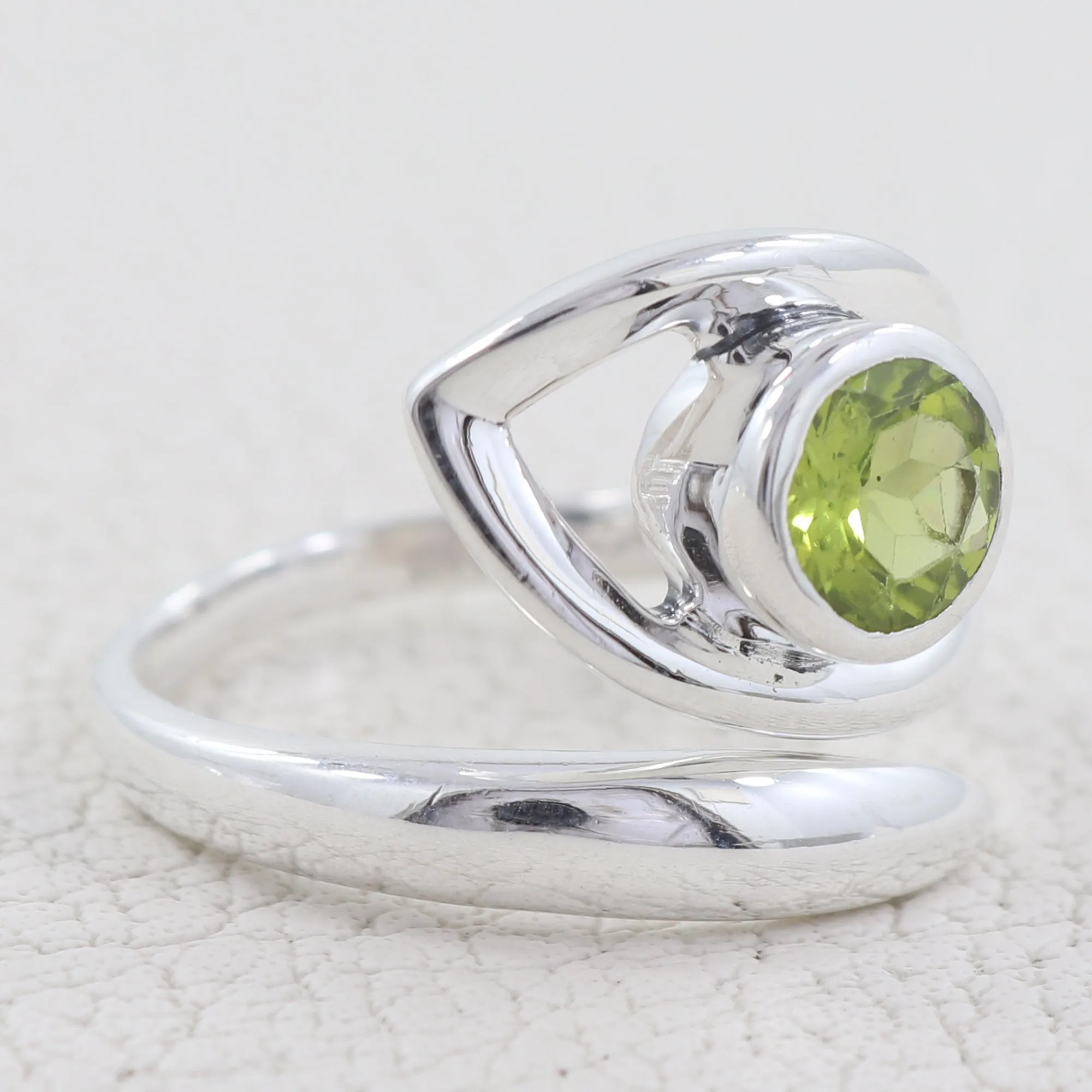 Idocrase Silver Ring Jewelry