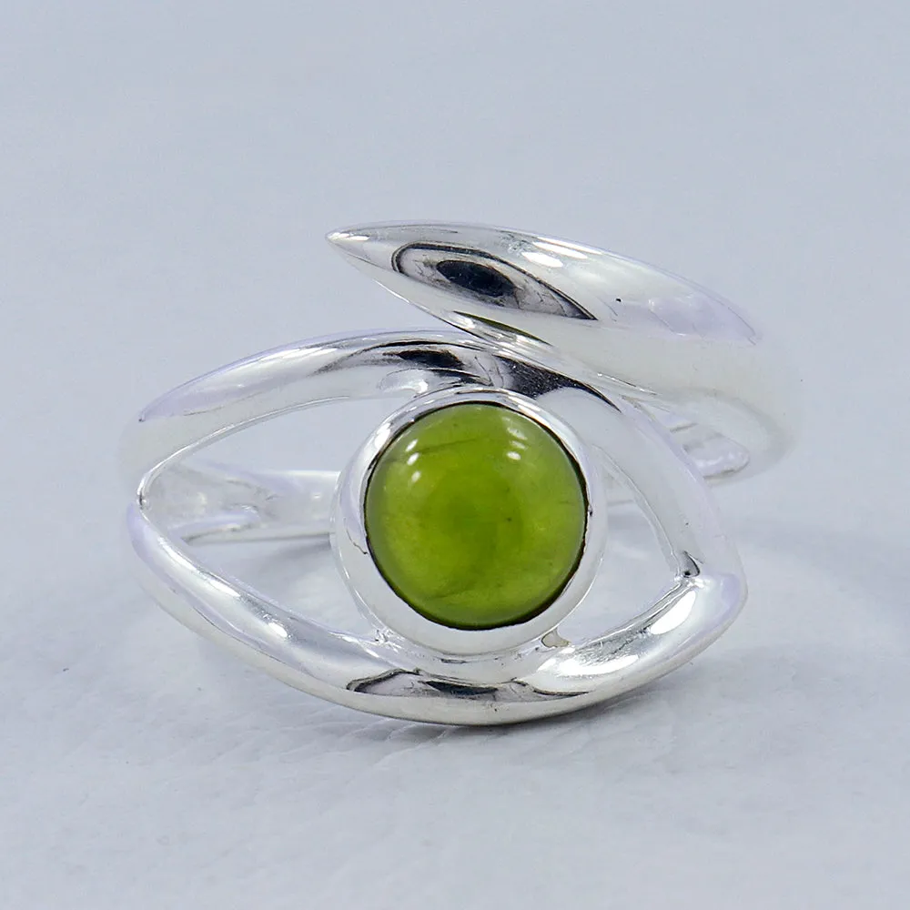 Idocrase Silver Ring Jewelry