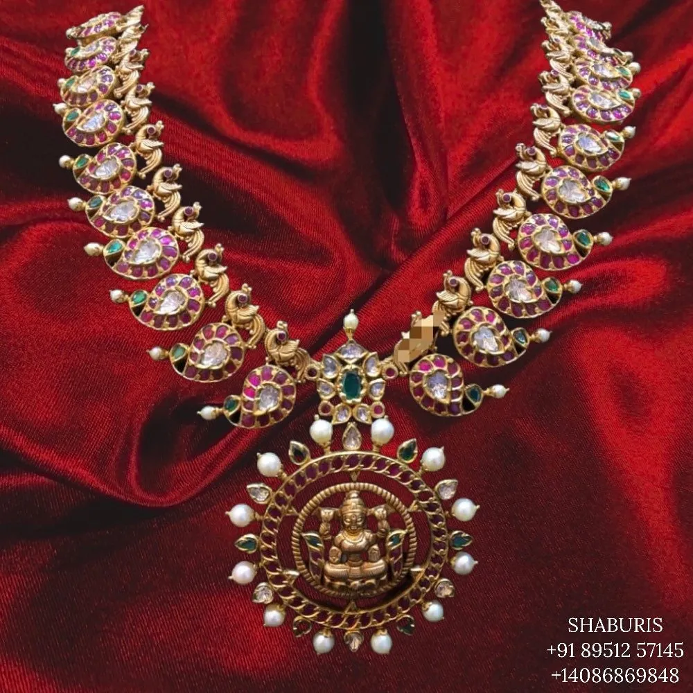 Indian jewelry Designs,South Indian jewelry,Indian Jewelry,Mango Mala,indian jewelry online,latest indian jewellery - NIHIRA-SHABURIS