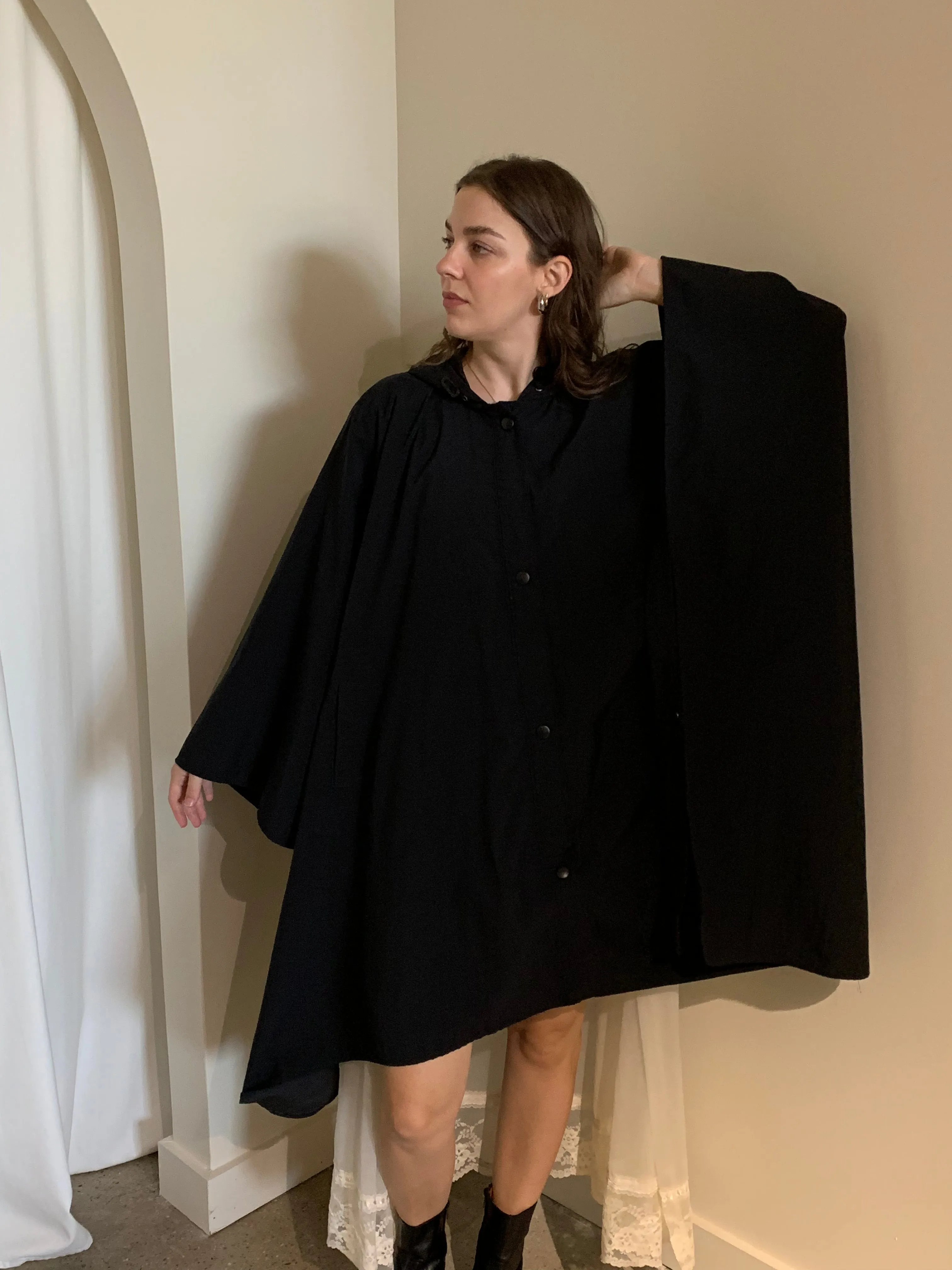 Isaac Mizrahi packable rain cape