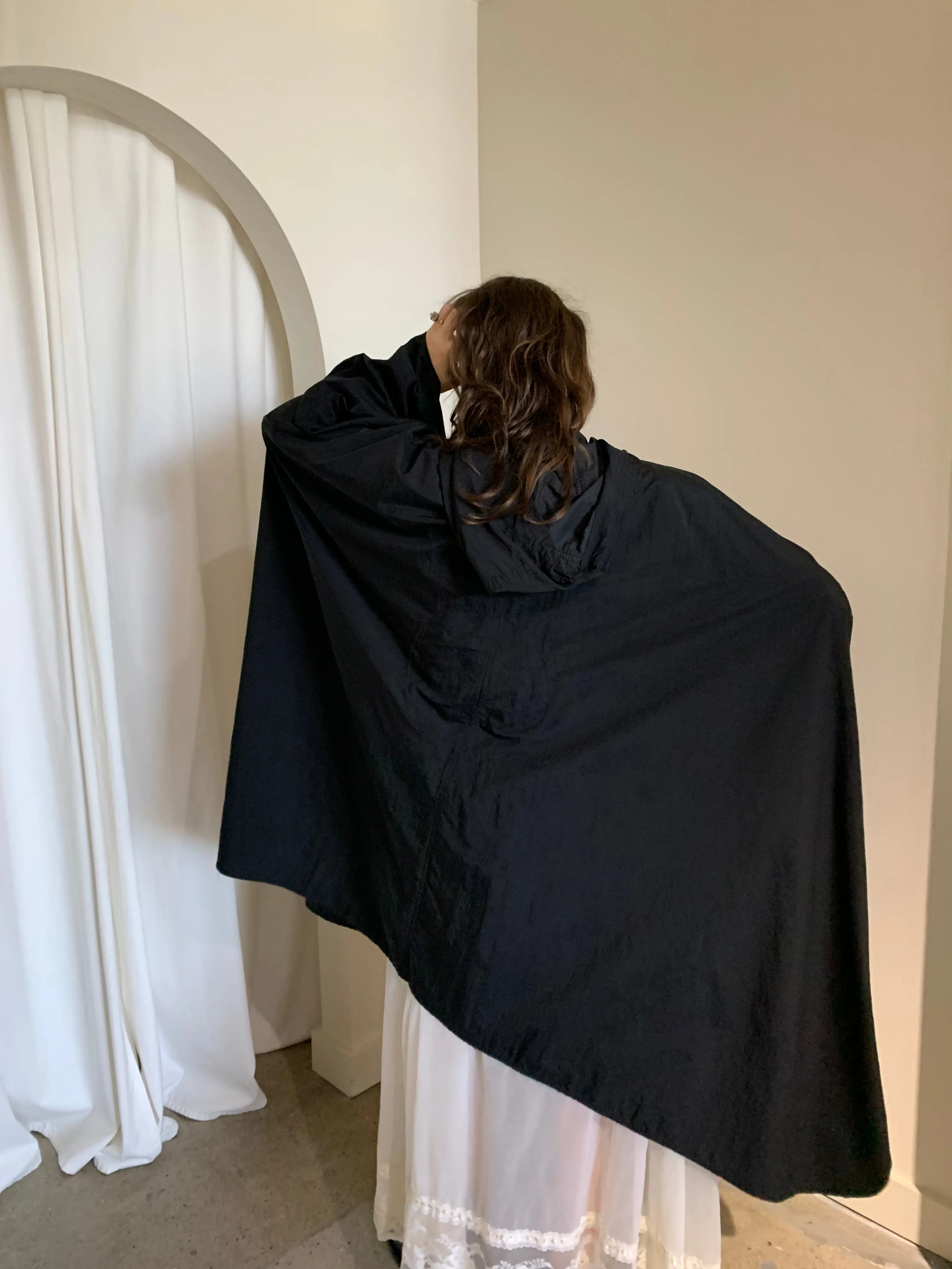 Isaac Mizrahi packable rain cape