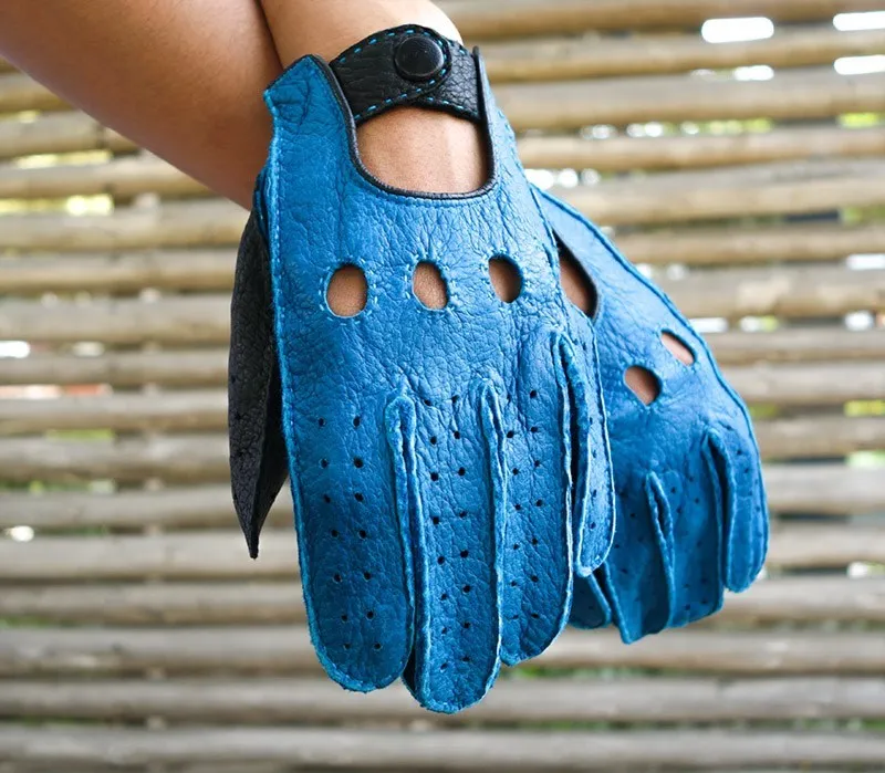 Jaime - Peccary leather gloves - men