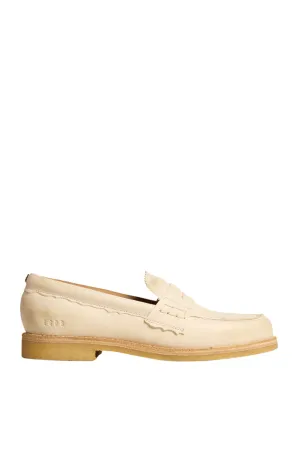 Jerry Loafer Leather Upper | Bianco Burro
