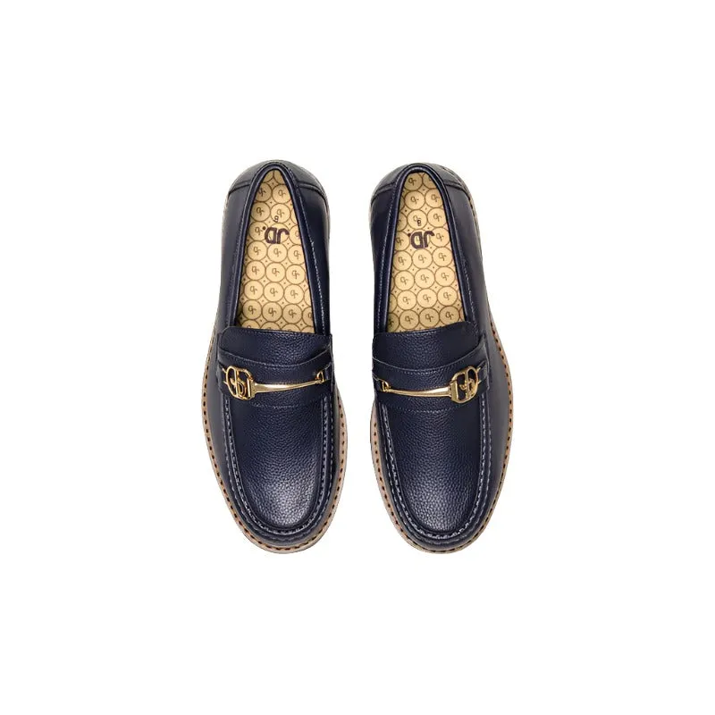 Jonathan D Buckle loafer-Navy