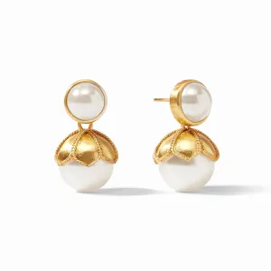 Julie Vos Delphine Pearl Statement Earrings