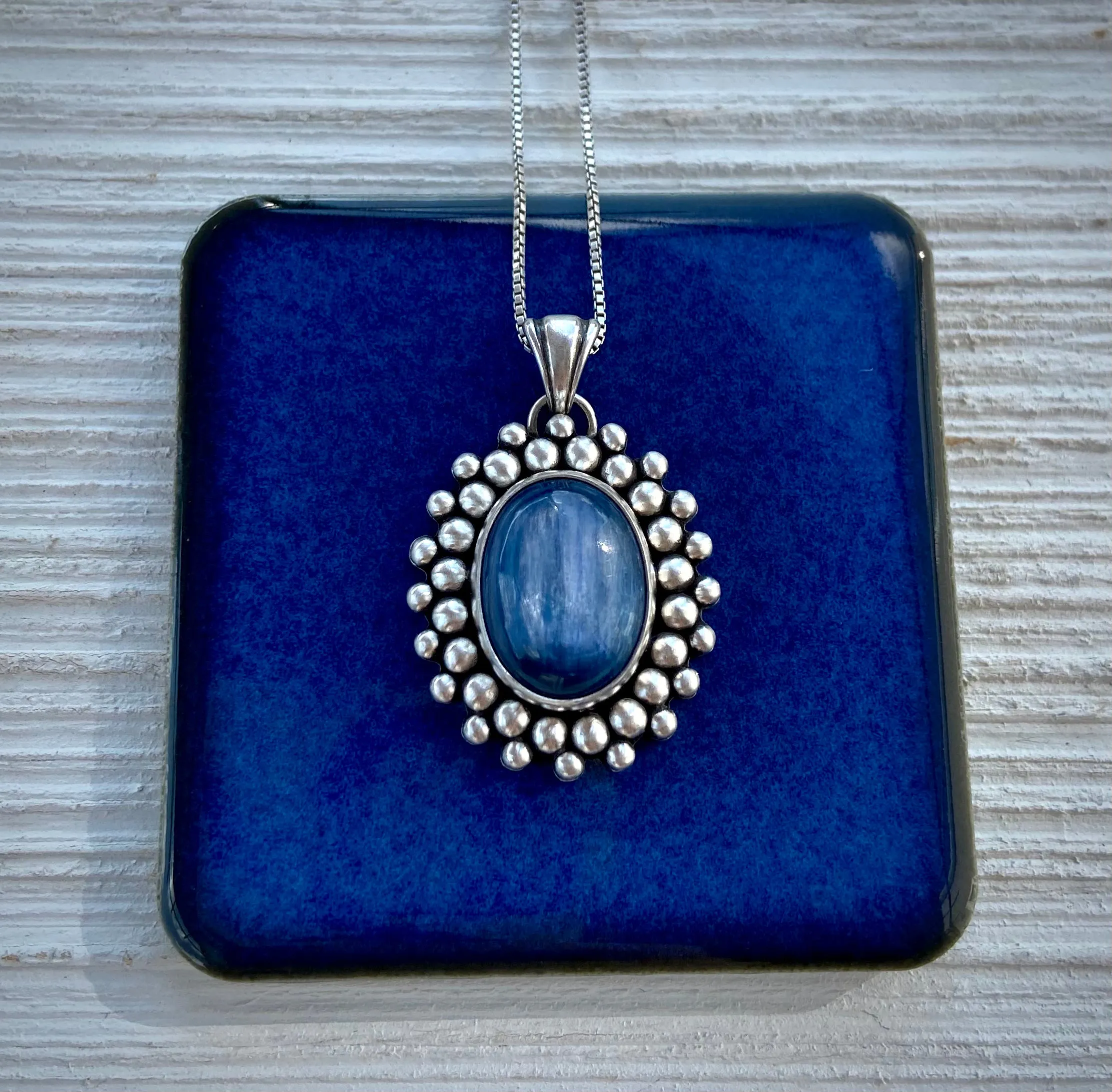 Kyanite Burst Pendant