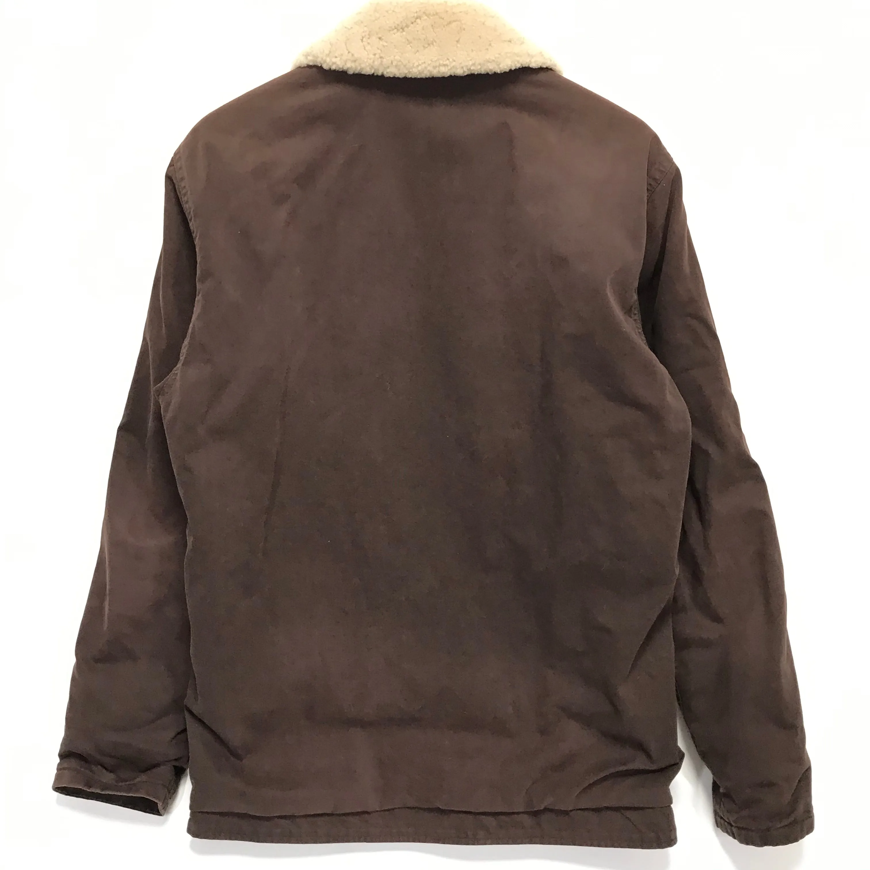 [L] Visvim Gore Windstopper Deckhand Jacket Brown