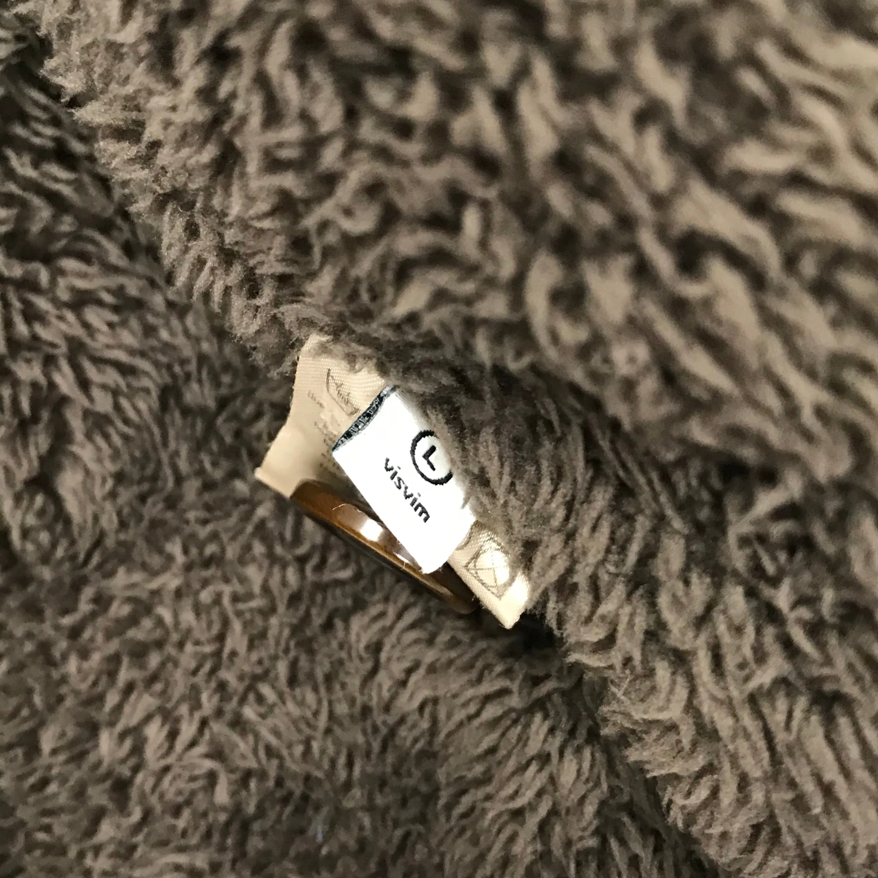 [L] Visvim Gore Windstopper Deckhand Jacket Brown