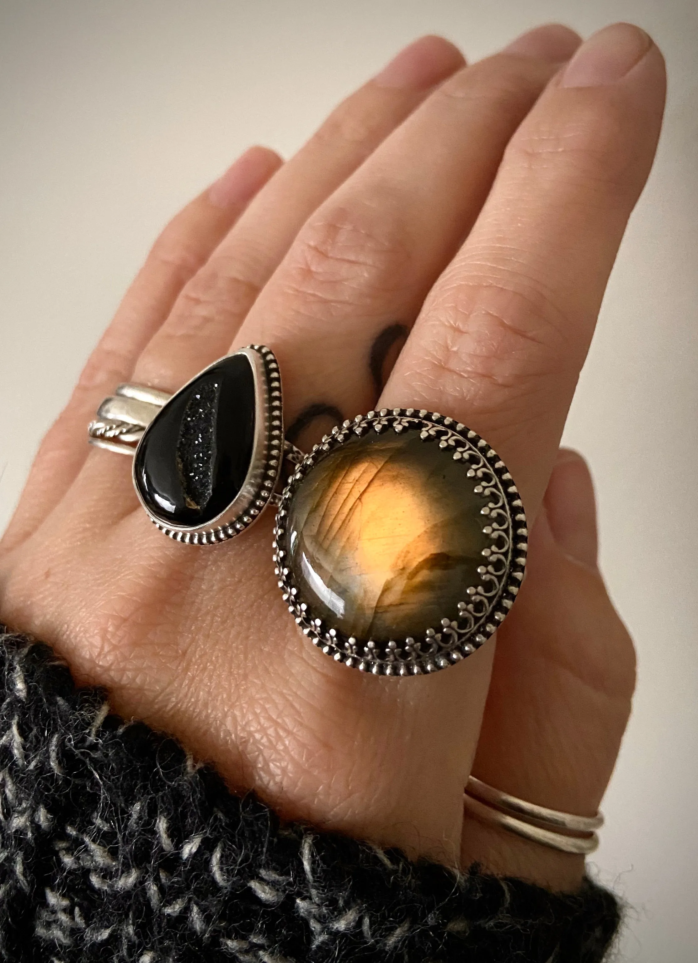 Labradorite Ring