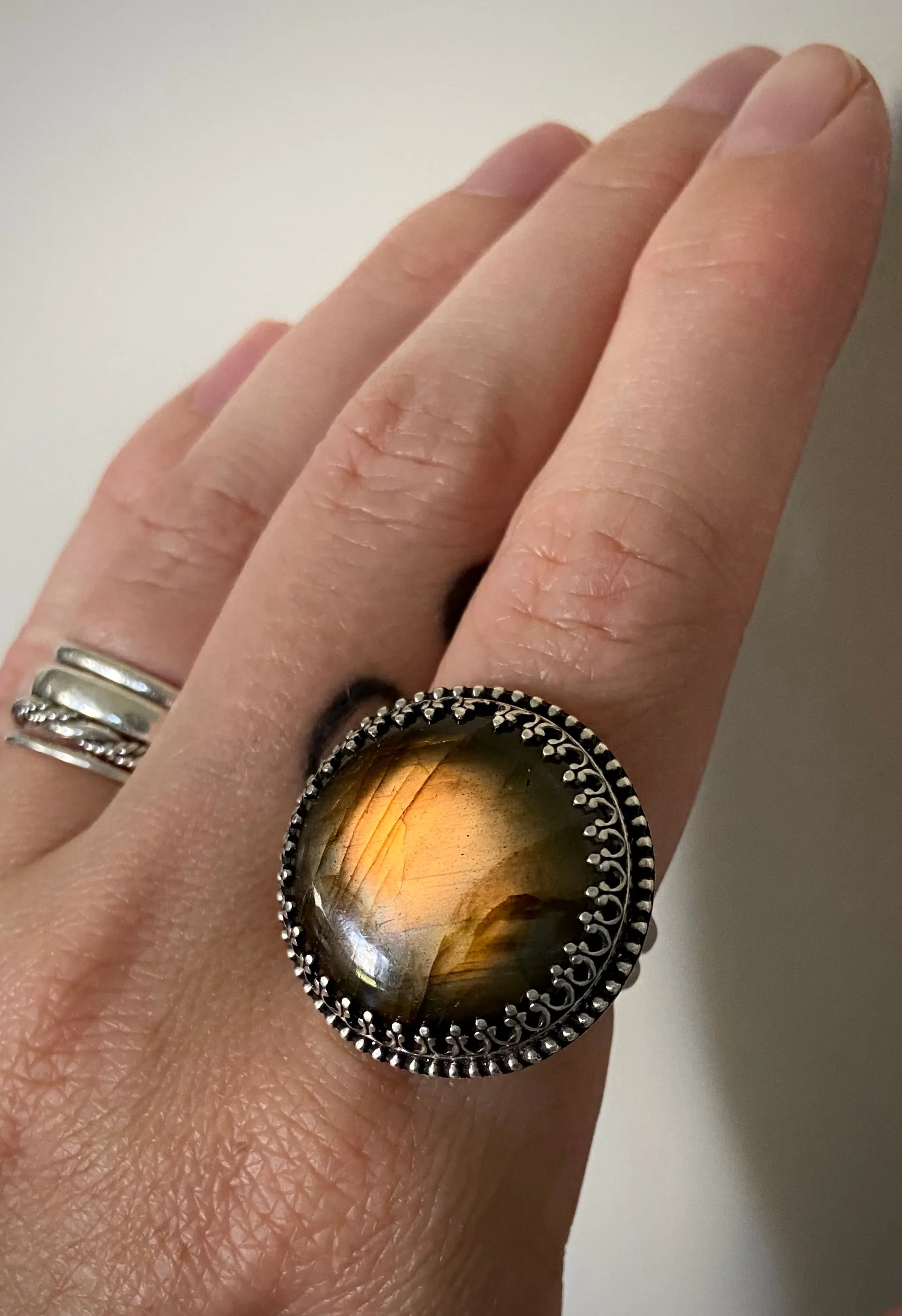 Labradorite Ring