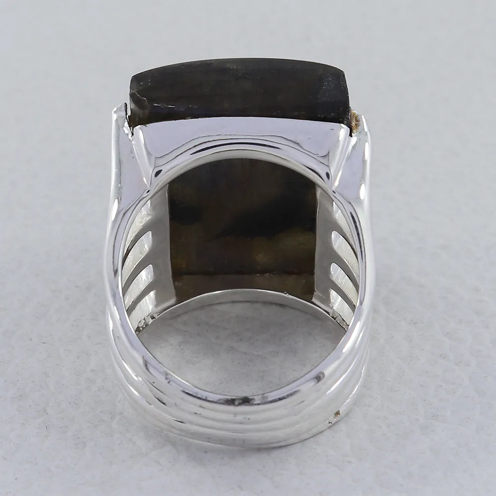Labradorite Sterling Silver Ring Jewelry