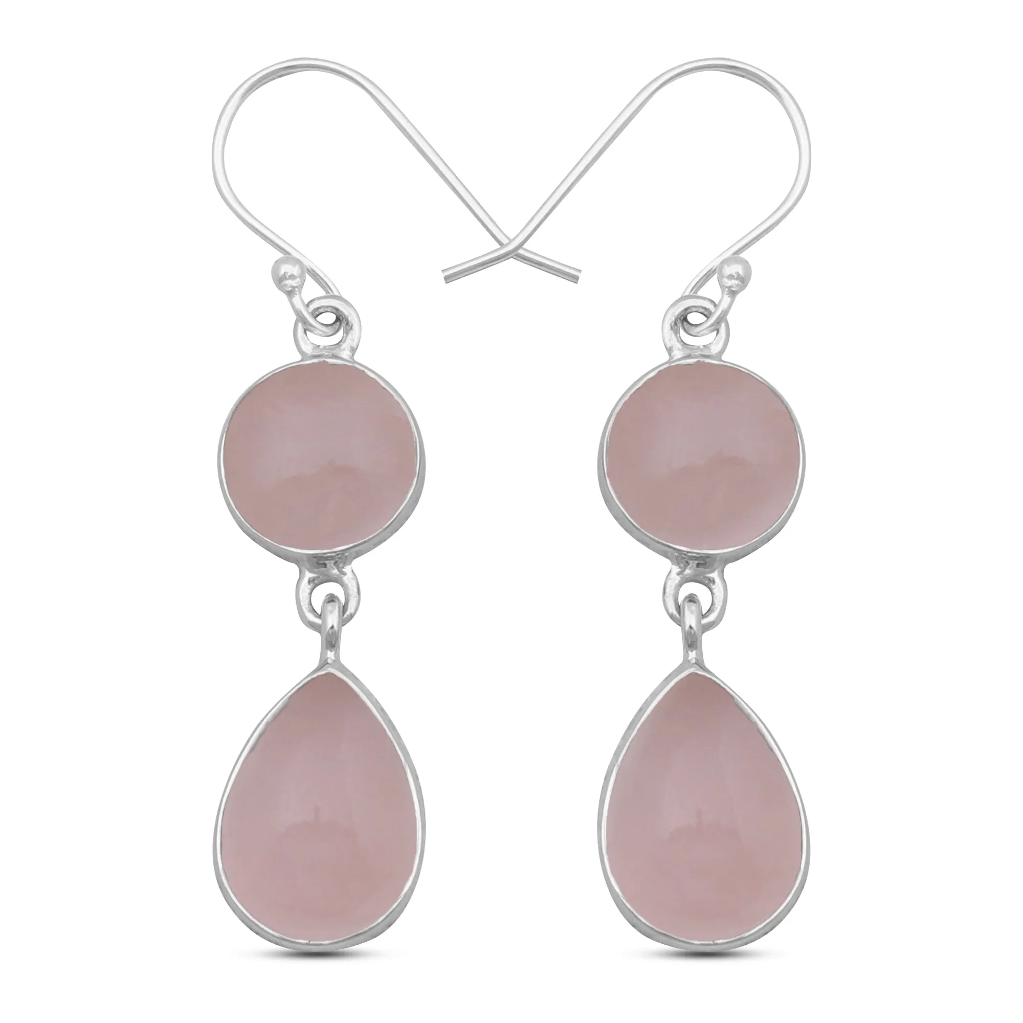 Larimar Silver Earrings