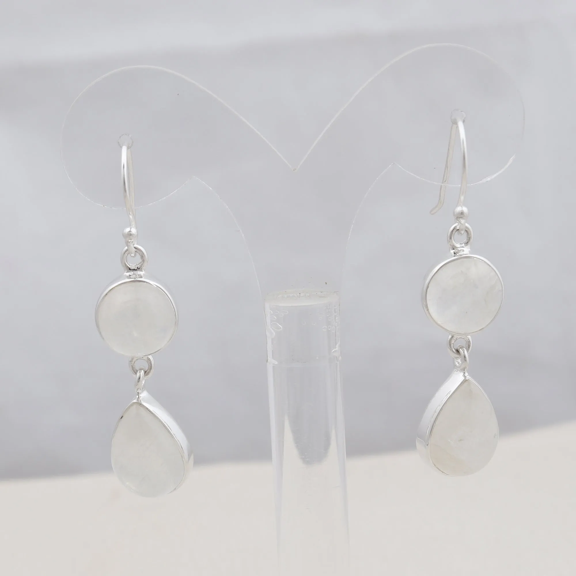 Larimar Silver Earrings