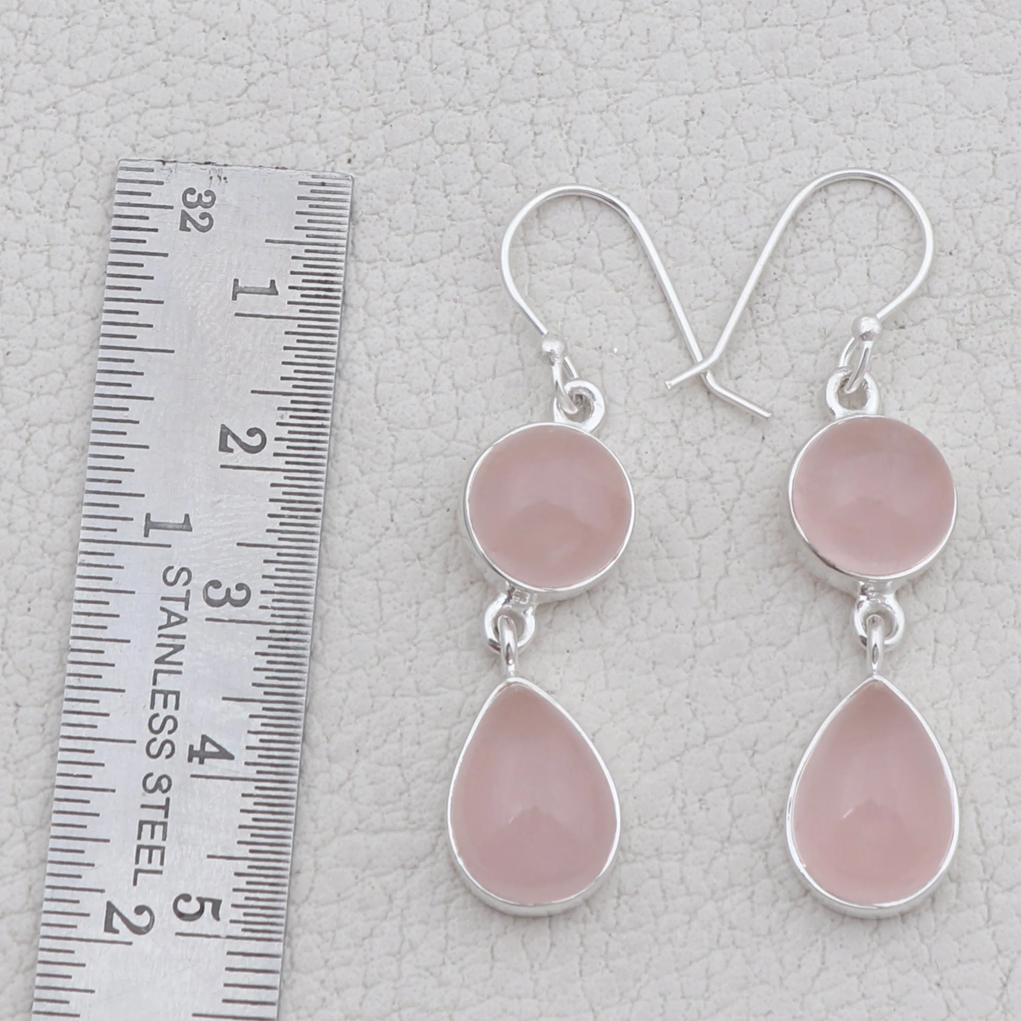 Larimar Silver Earrings
