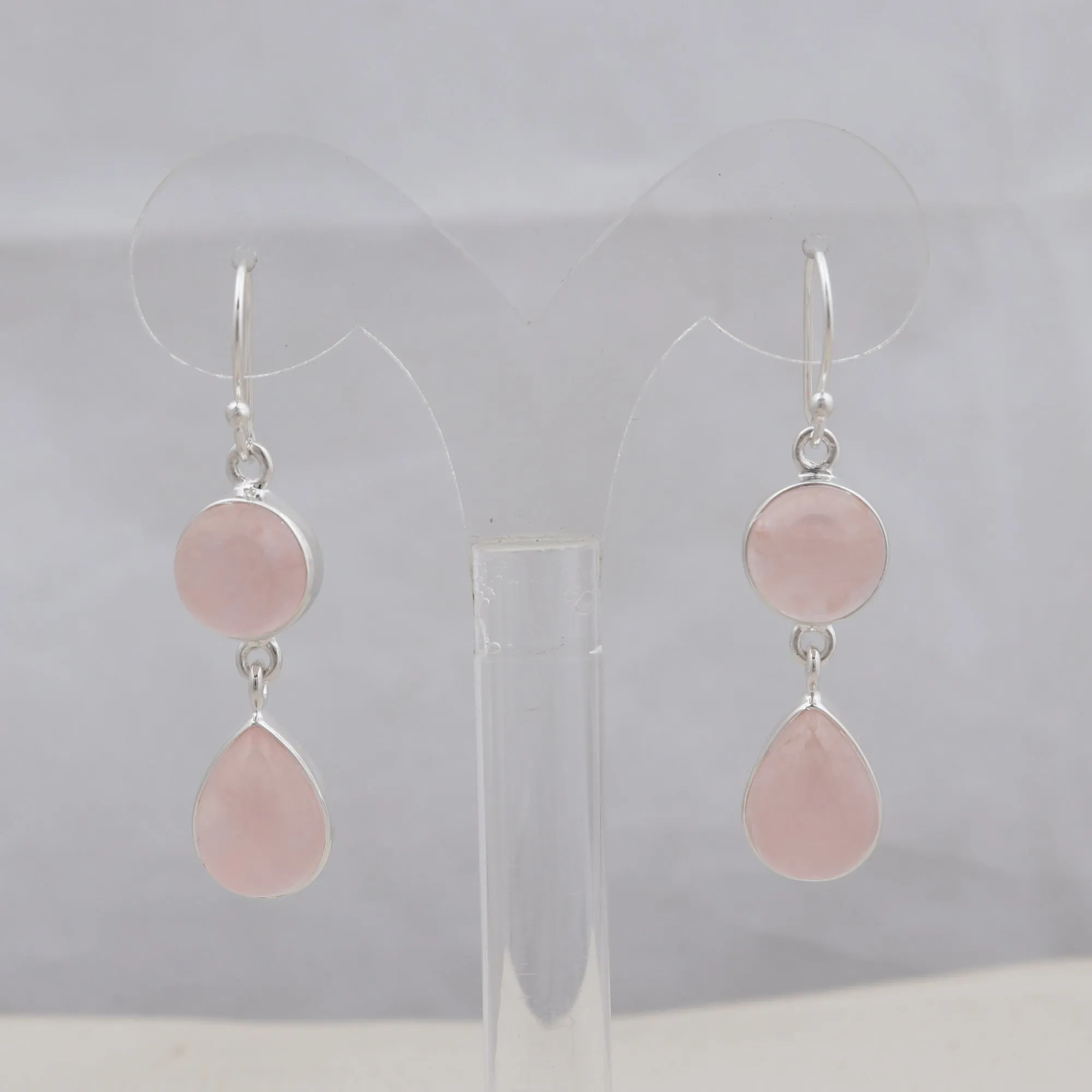 Larimar Silver Earrings