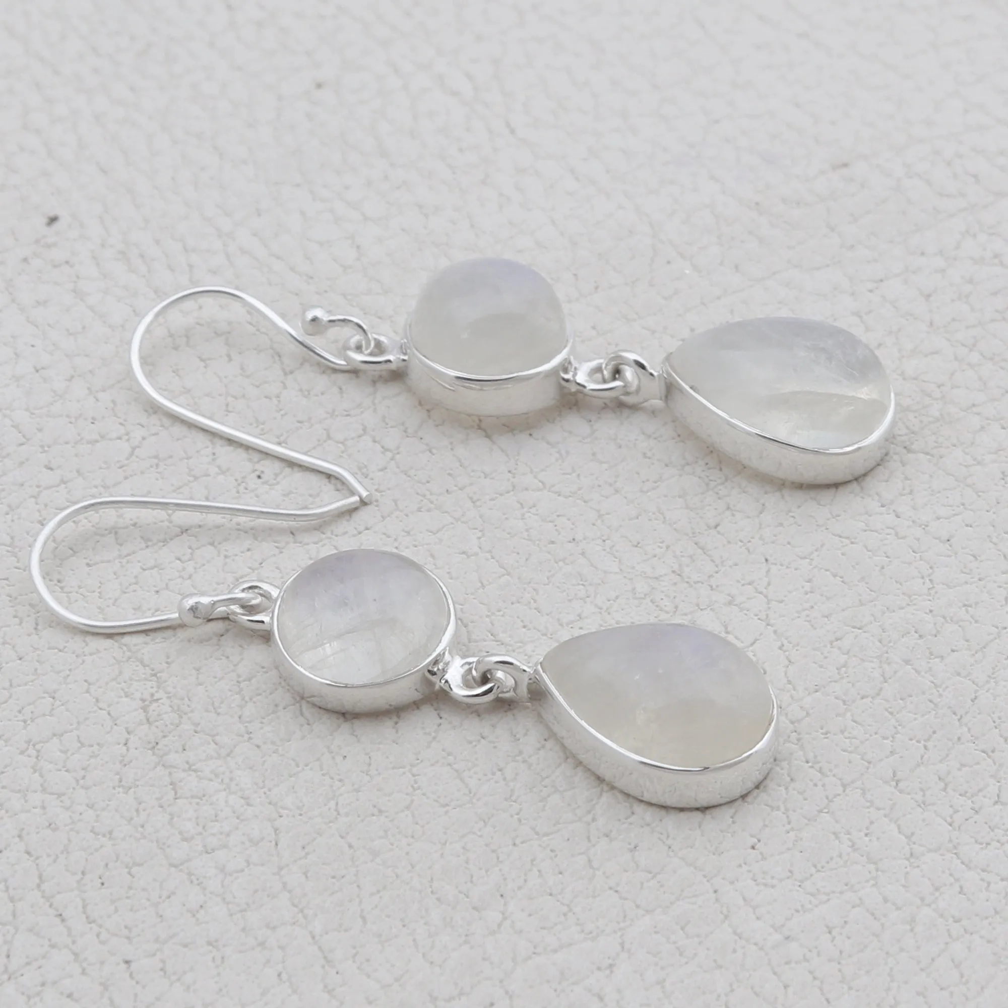 Larimar Silver Earrings