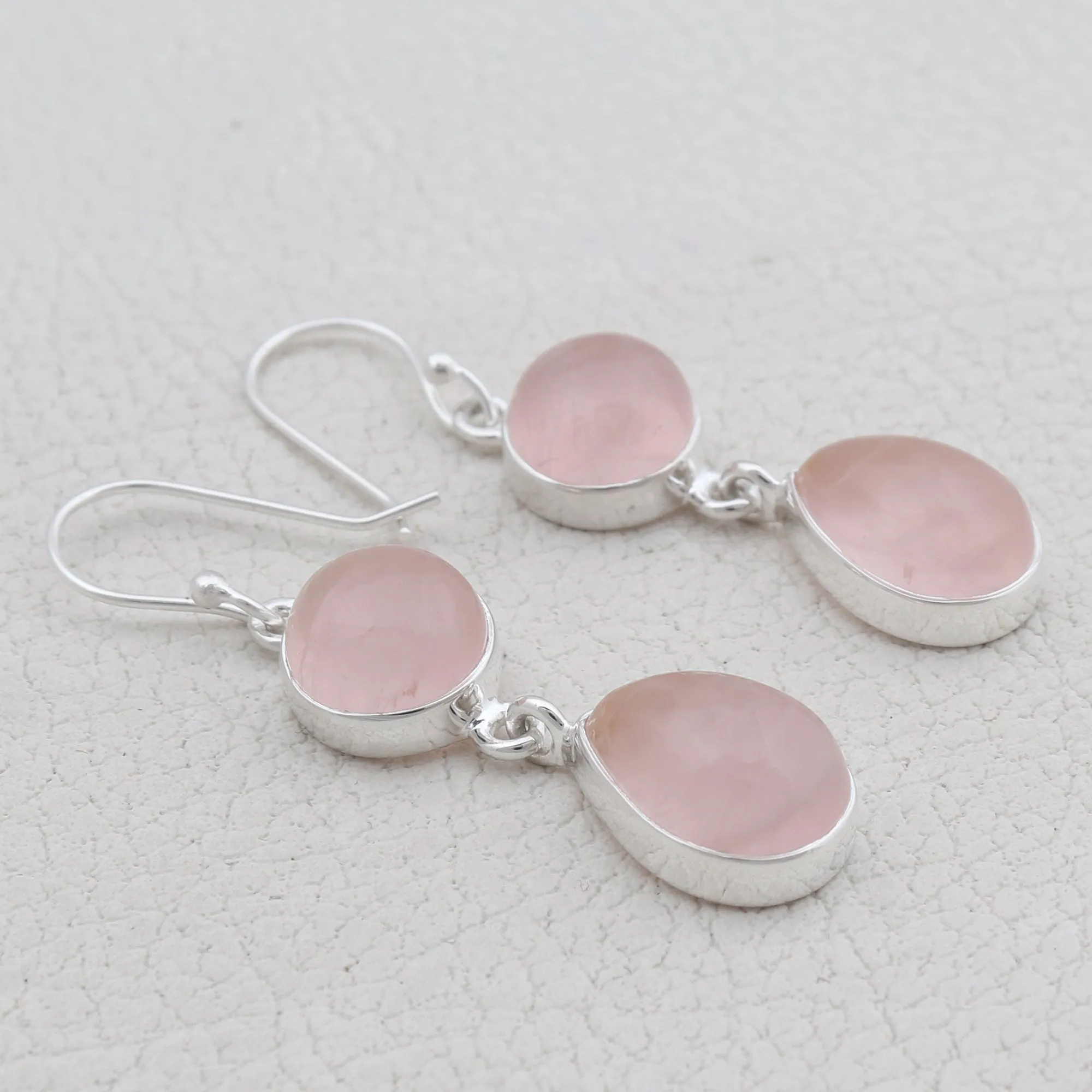Larimar Silver Earrings