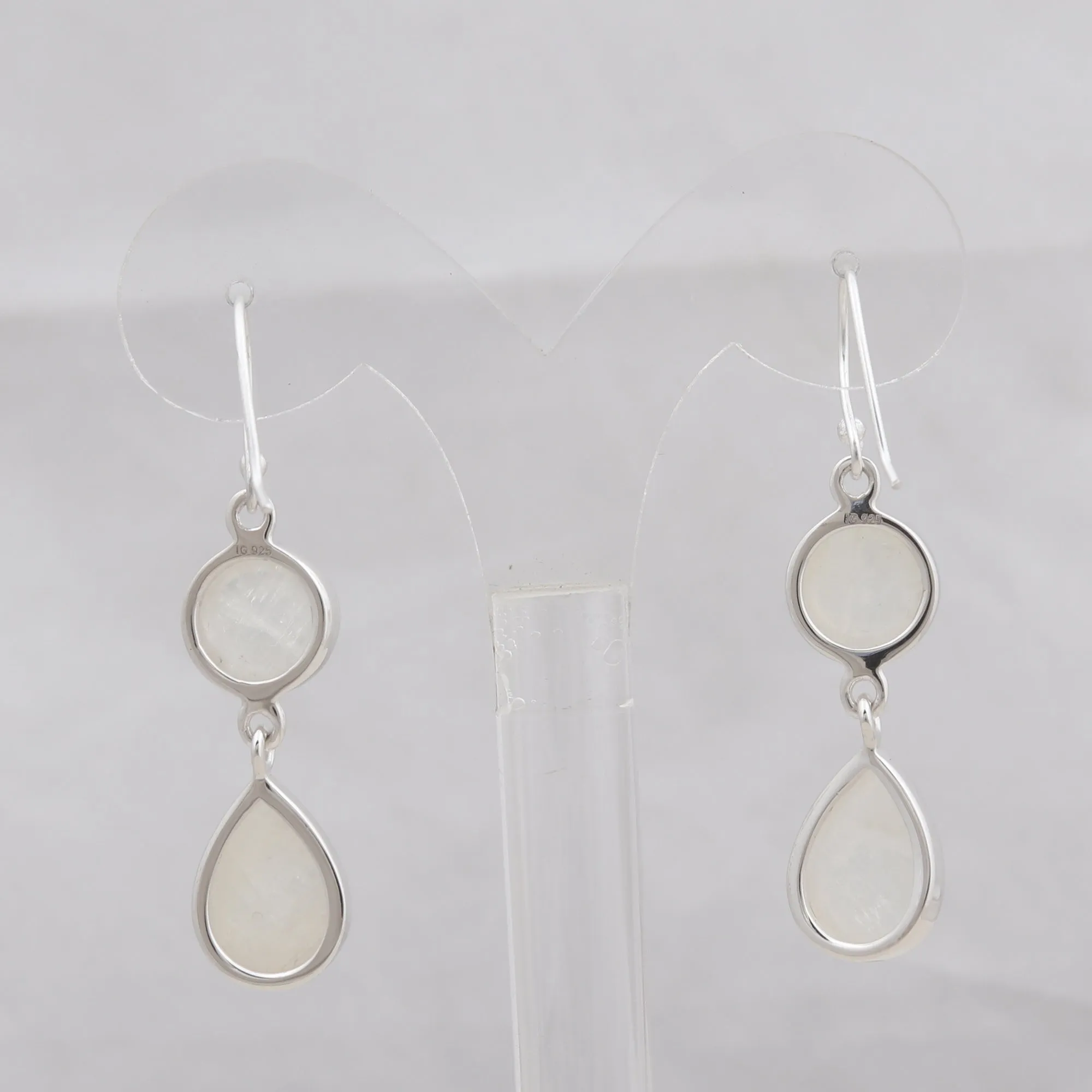 Larimar Silver Earrings