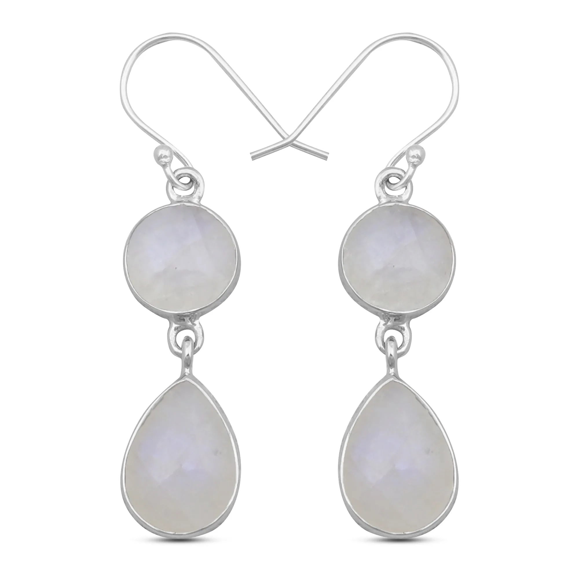 Larimar Silver Earrings