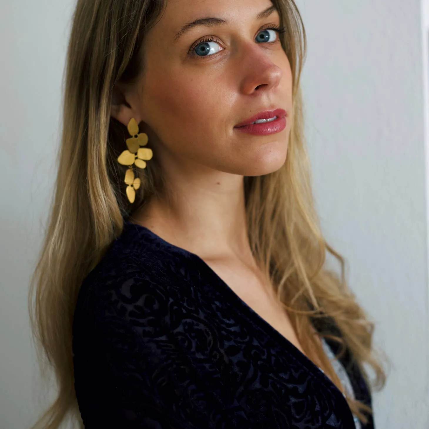 Leaf Statement Earrings