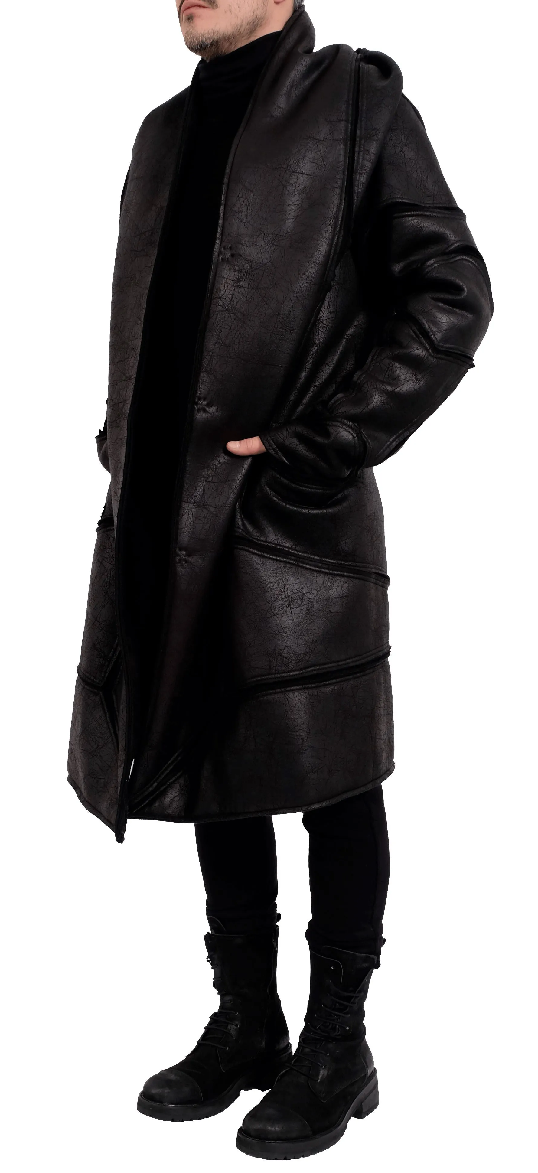 Leather Effect Coat