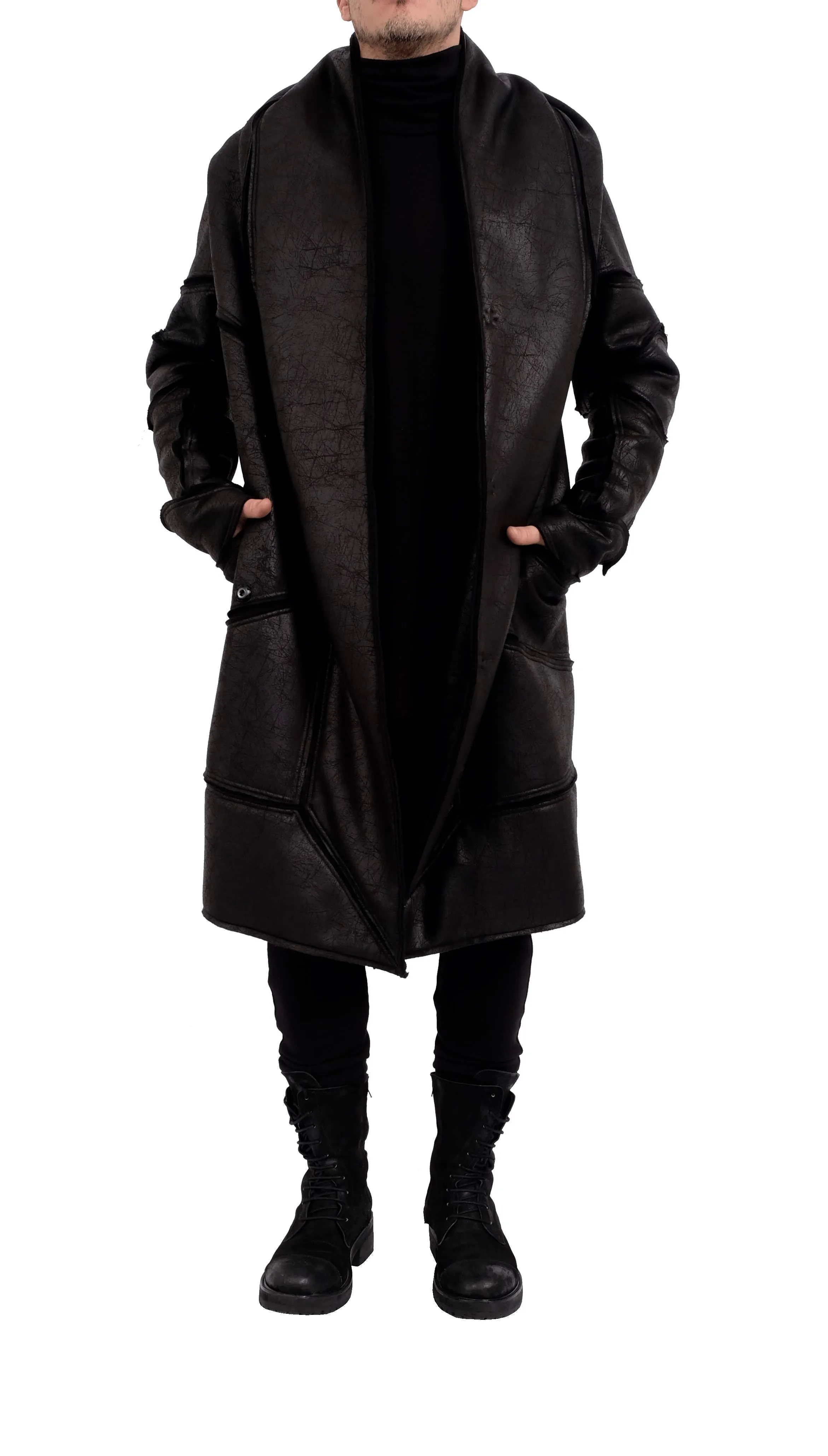 Leather Effect Coat