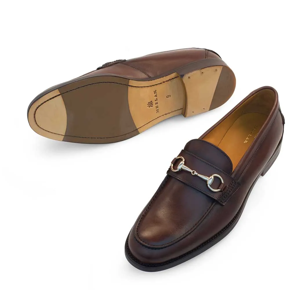 Leather Horsebit Loafer E410