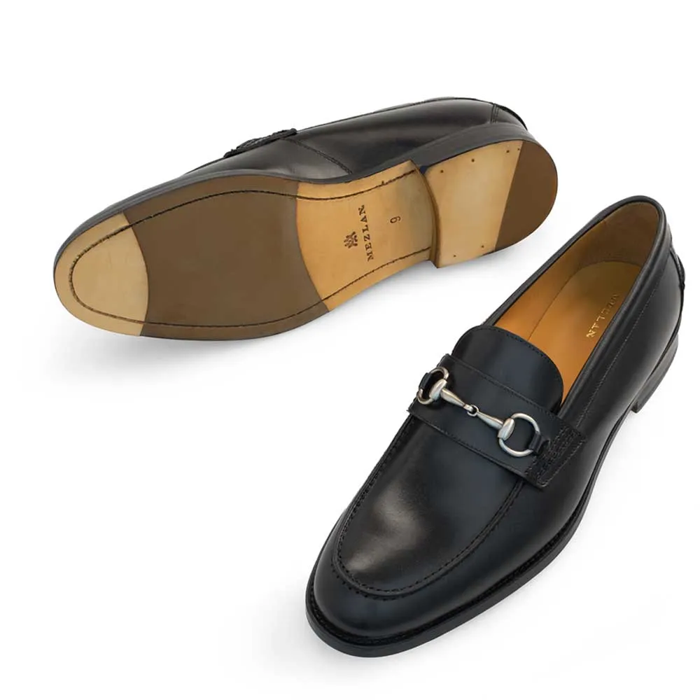 Leather Horsebit Loafer E410