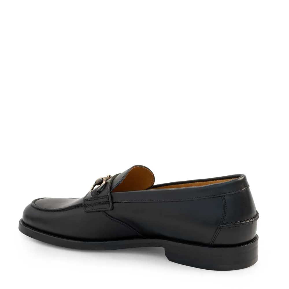 Leather Horsebit Loafer E410