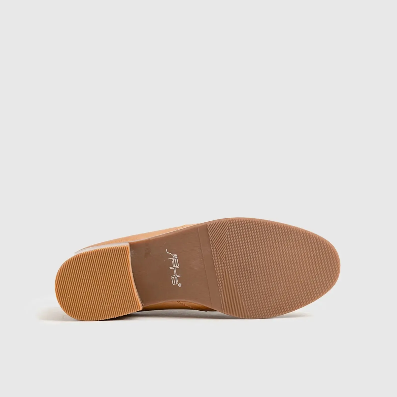 Leather Oxfords Brown/Grey HA027