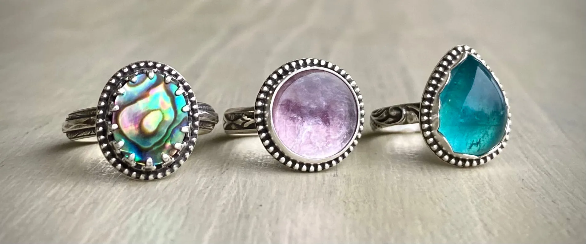 Lepidolite Ring
