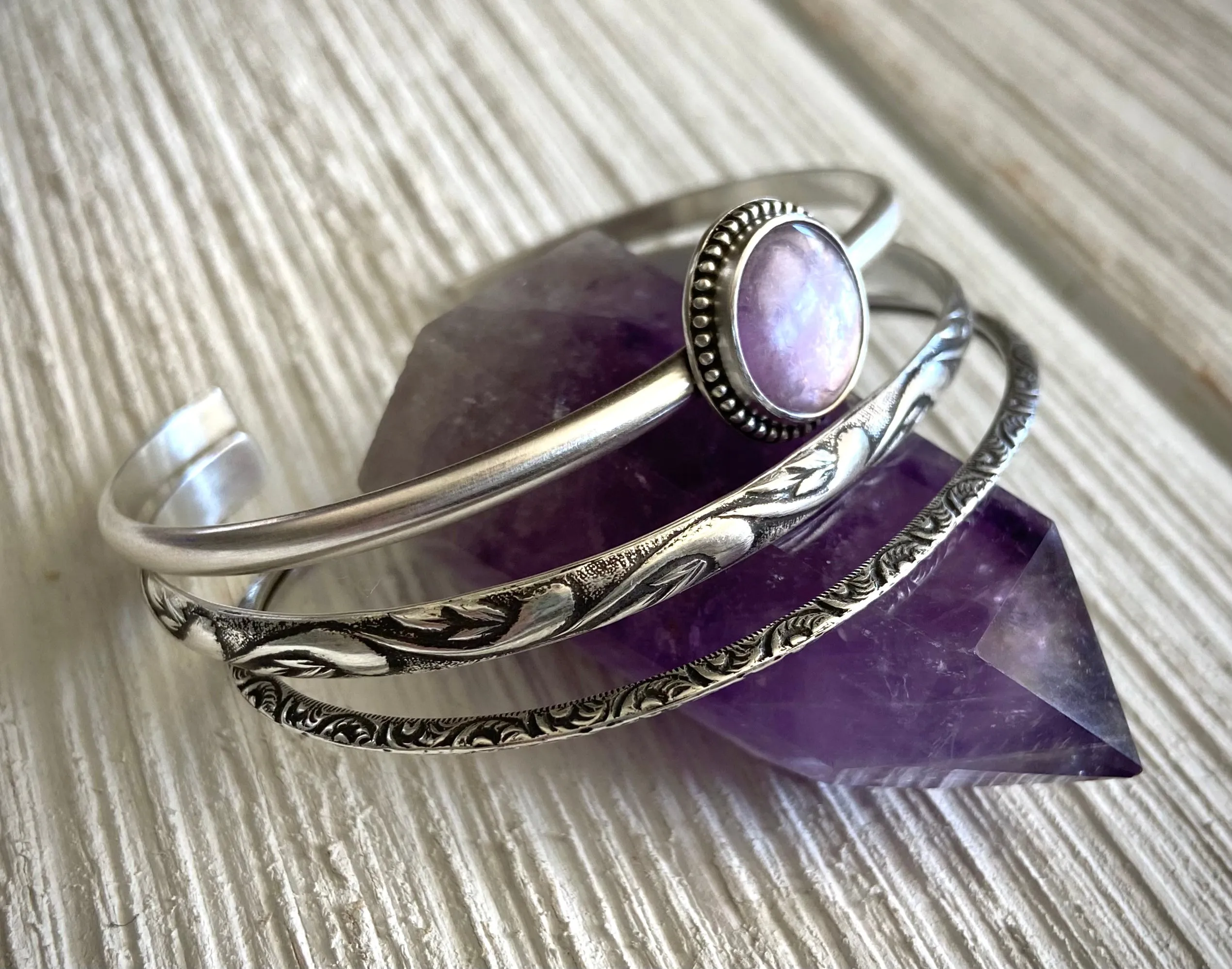 Lepidolite Stack