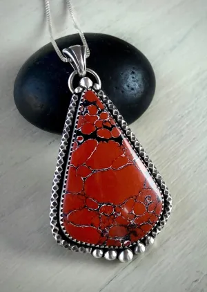 •Light My Fire• Red River Jasper Pendant