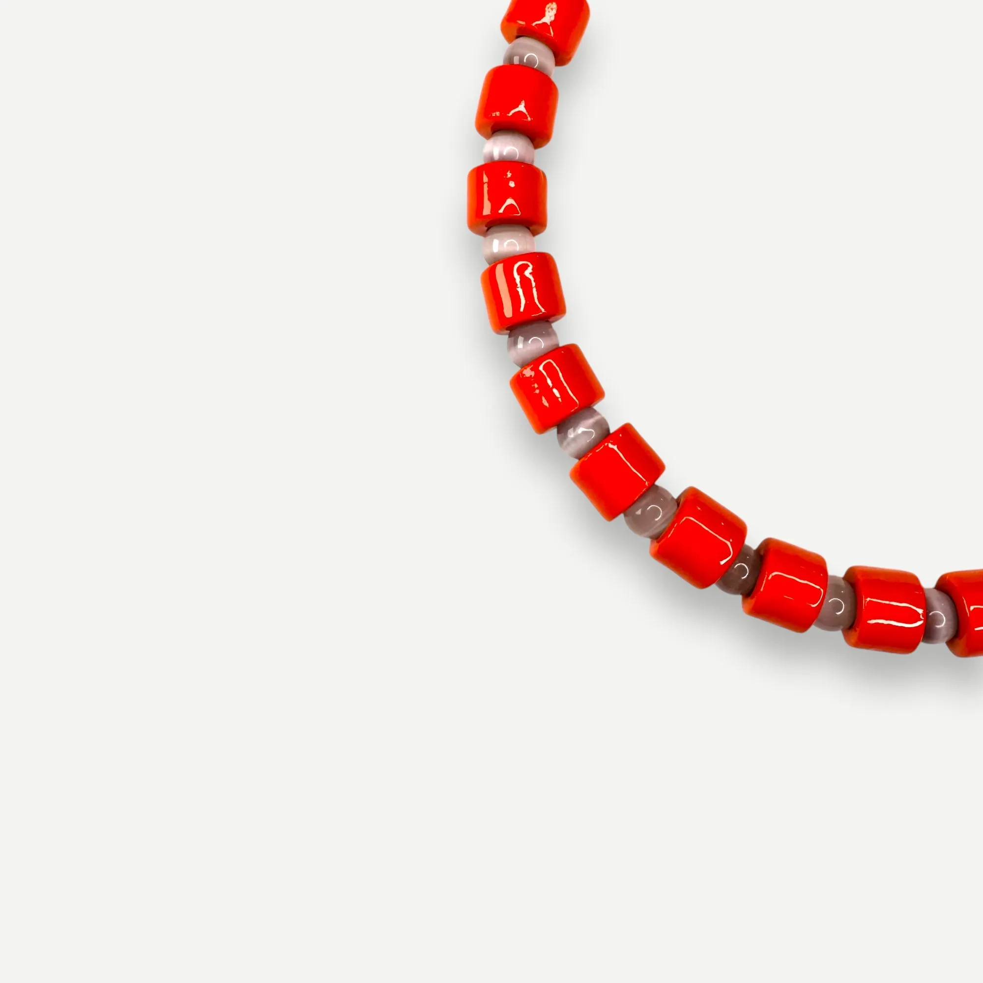 LOBSTER & CAT EYE SUNDRY.  BEAD TWO.