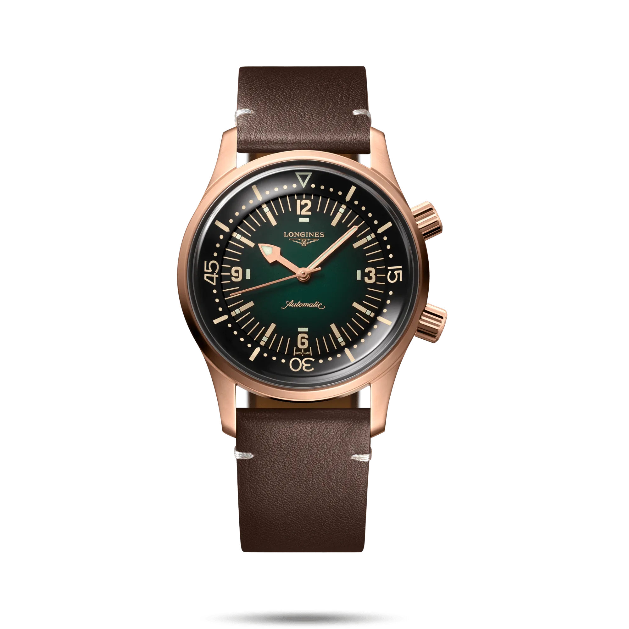 Longines Legend Diver Bronze 42mm Green Dial Men's Watch L37741502