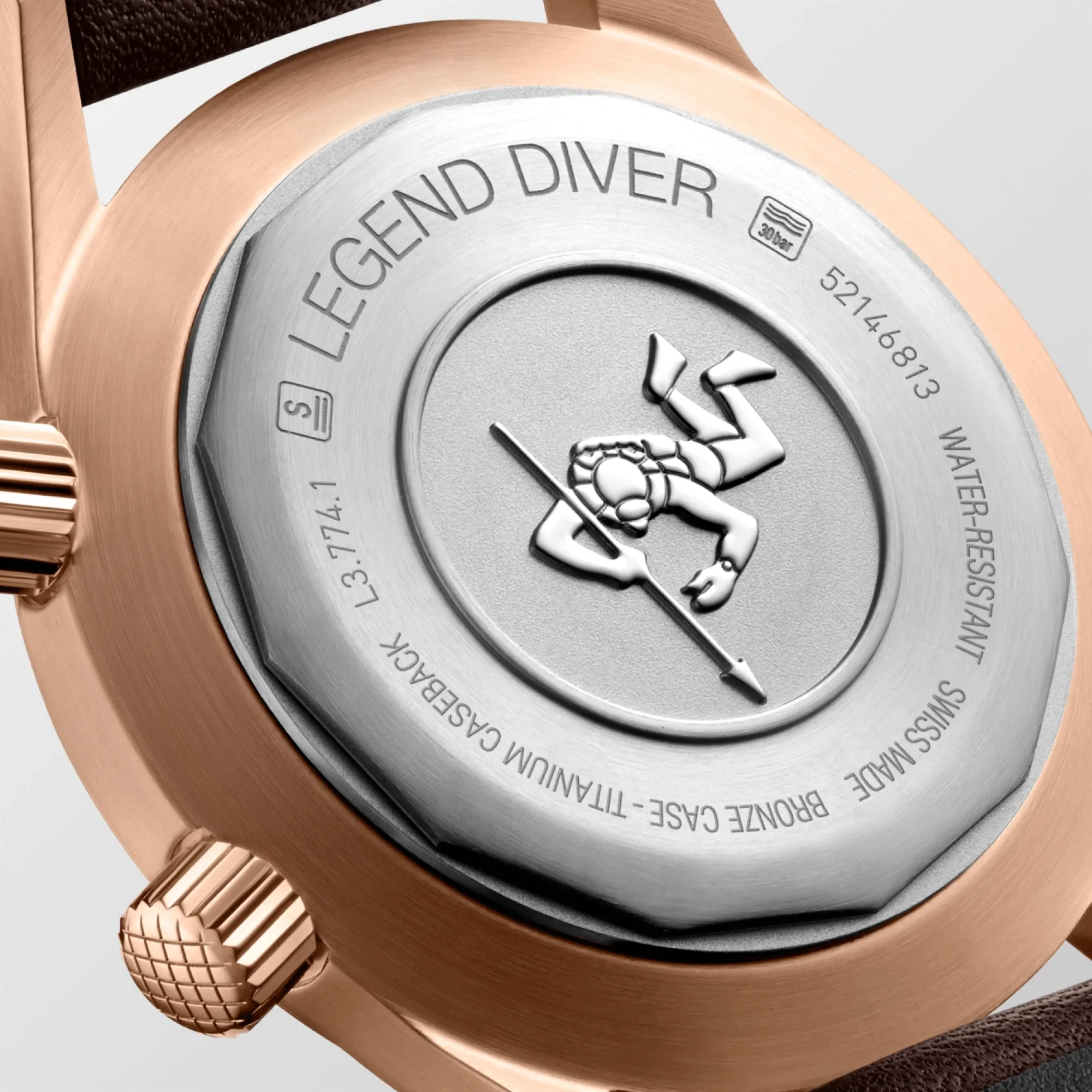 Longines Legend Diver Bronze 42mm Green Dial Men's Watch L37741502