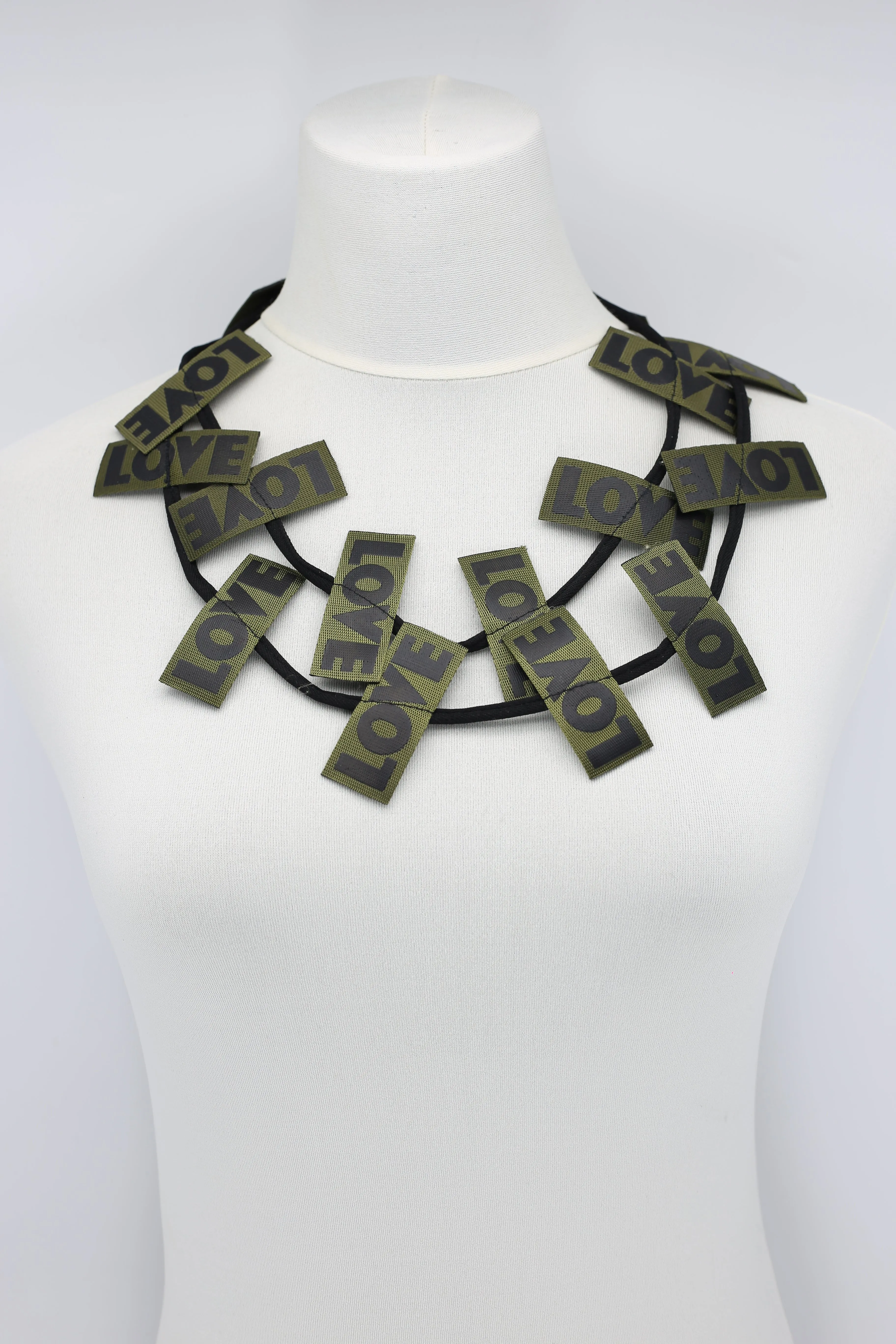 LOVE Ribbon Necklaces