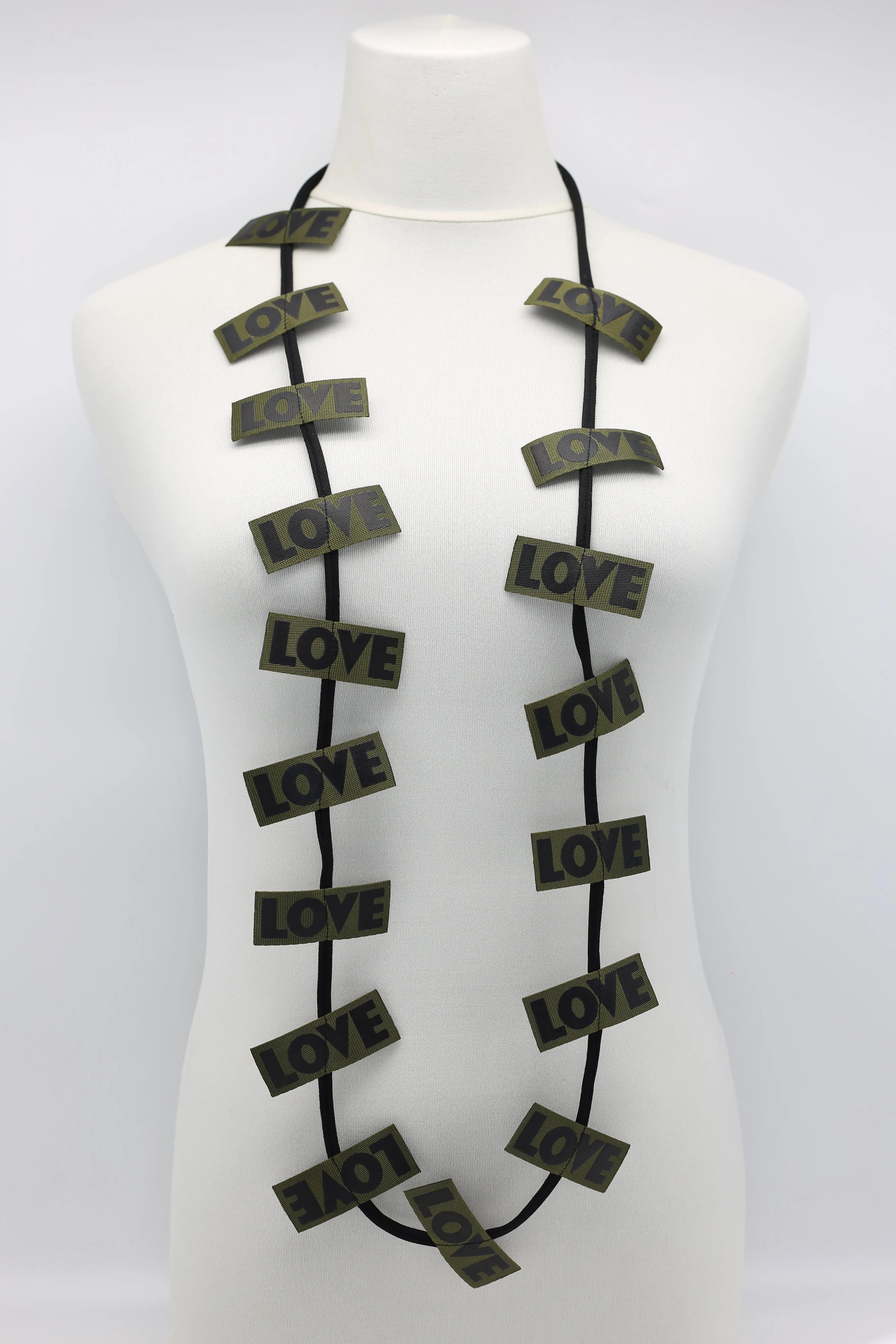 LOVE Ribbon Necklaces