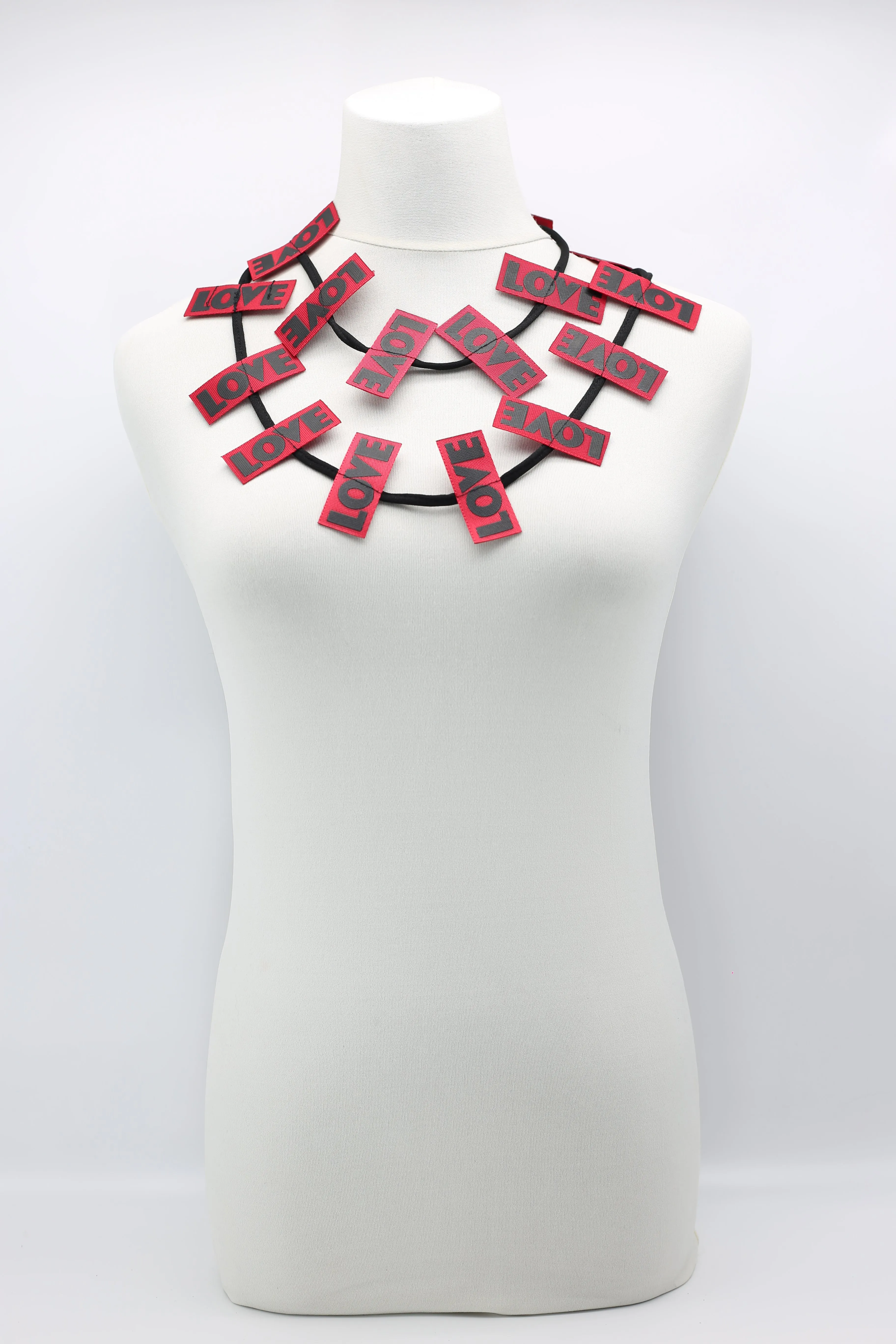 LOVE Ribbon Necklaces
