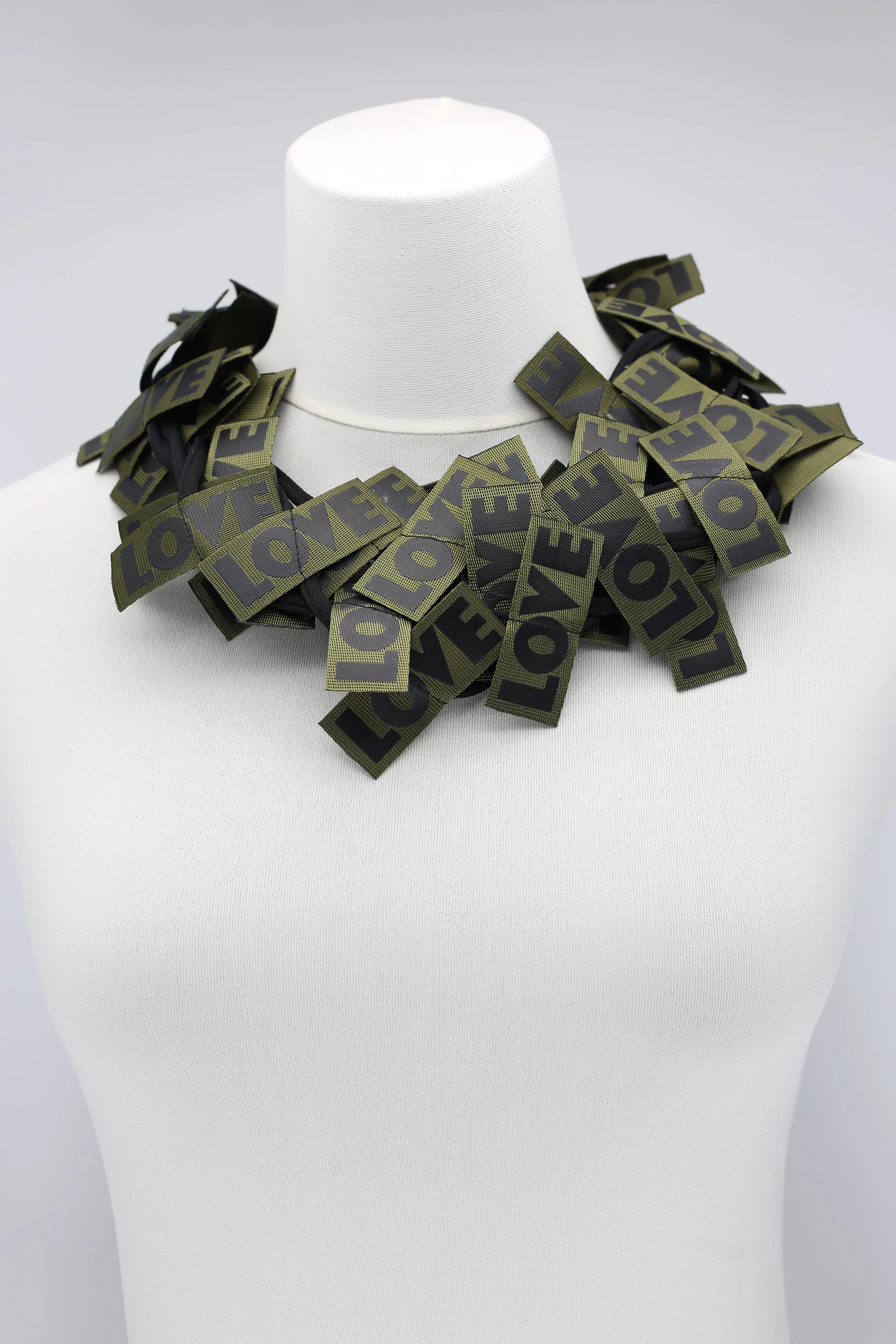 LOVE Ribbon Necklaces