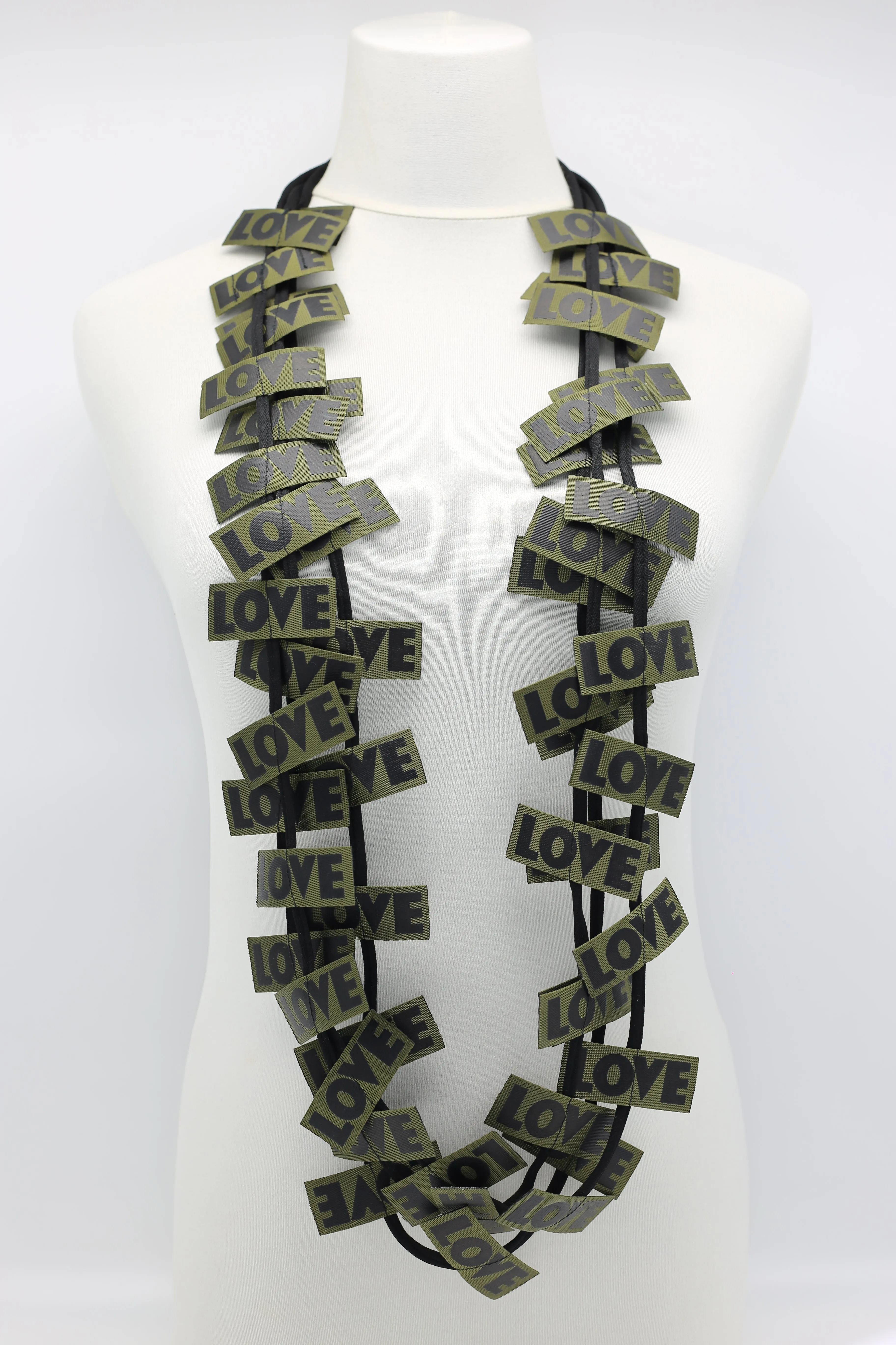 LOVE Ribbon Necklaces