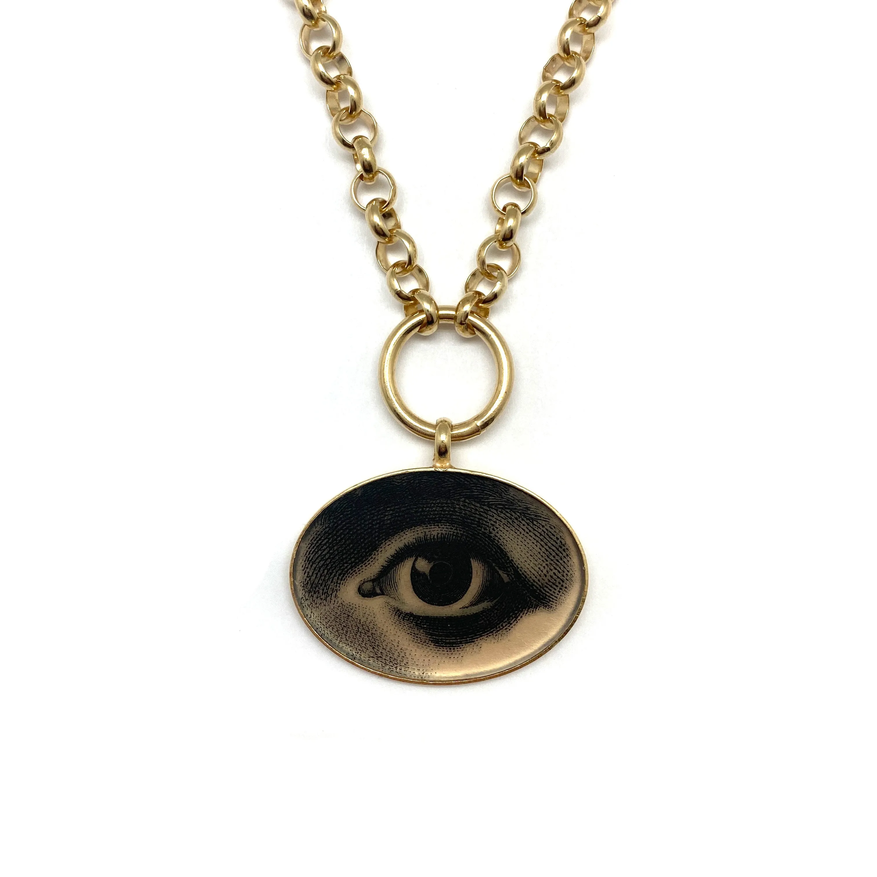 Lovers Eye Statement Necklace