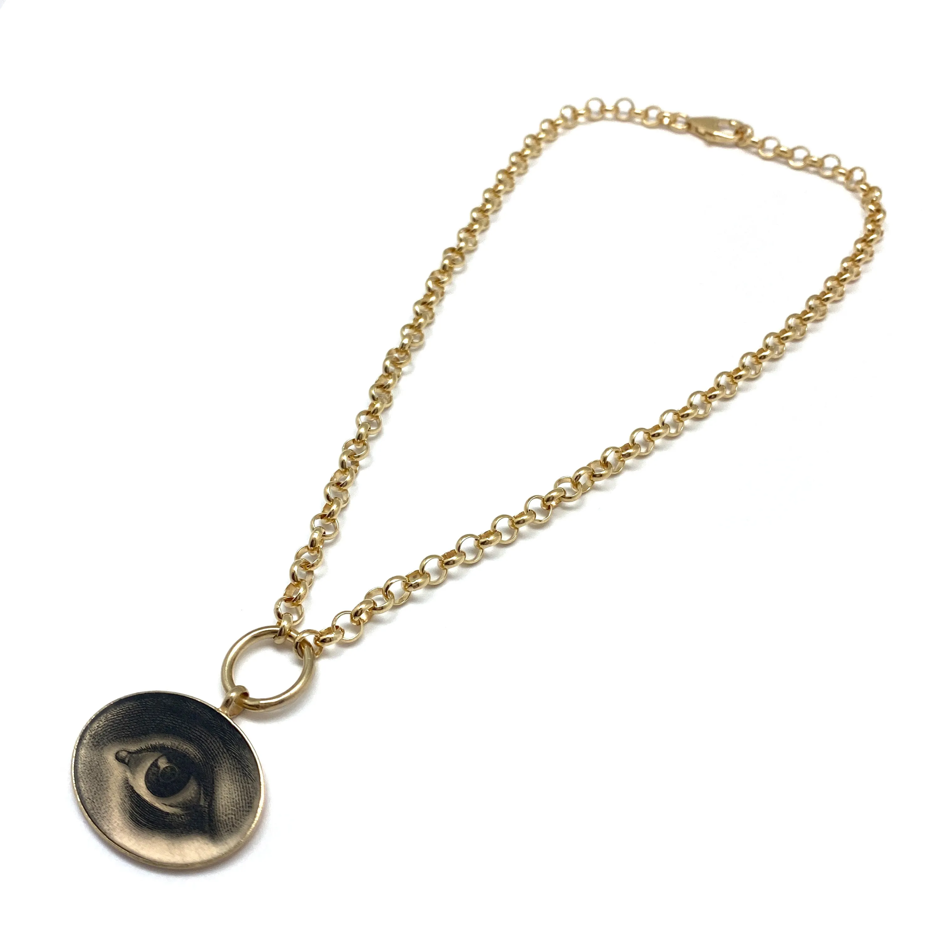 Lovers Eye Statement Necklace