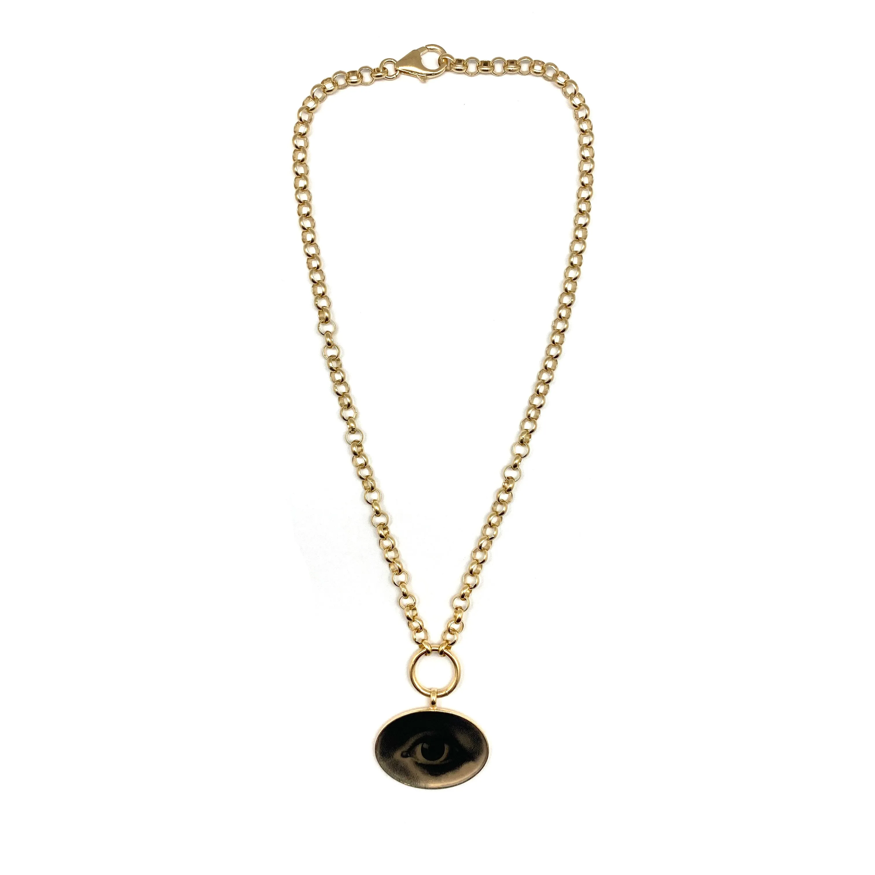 Lovers Eye Statement Necklace