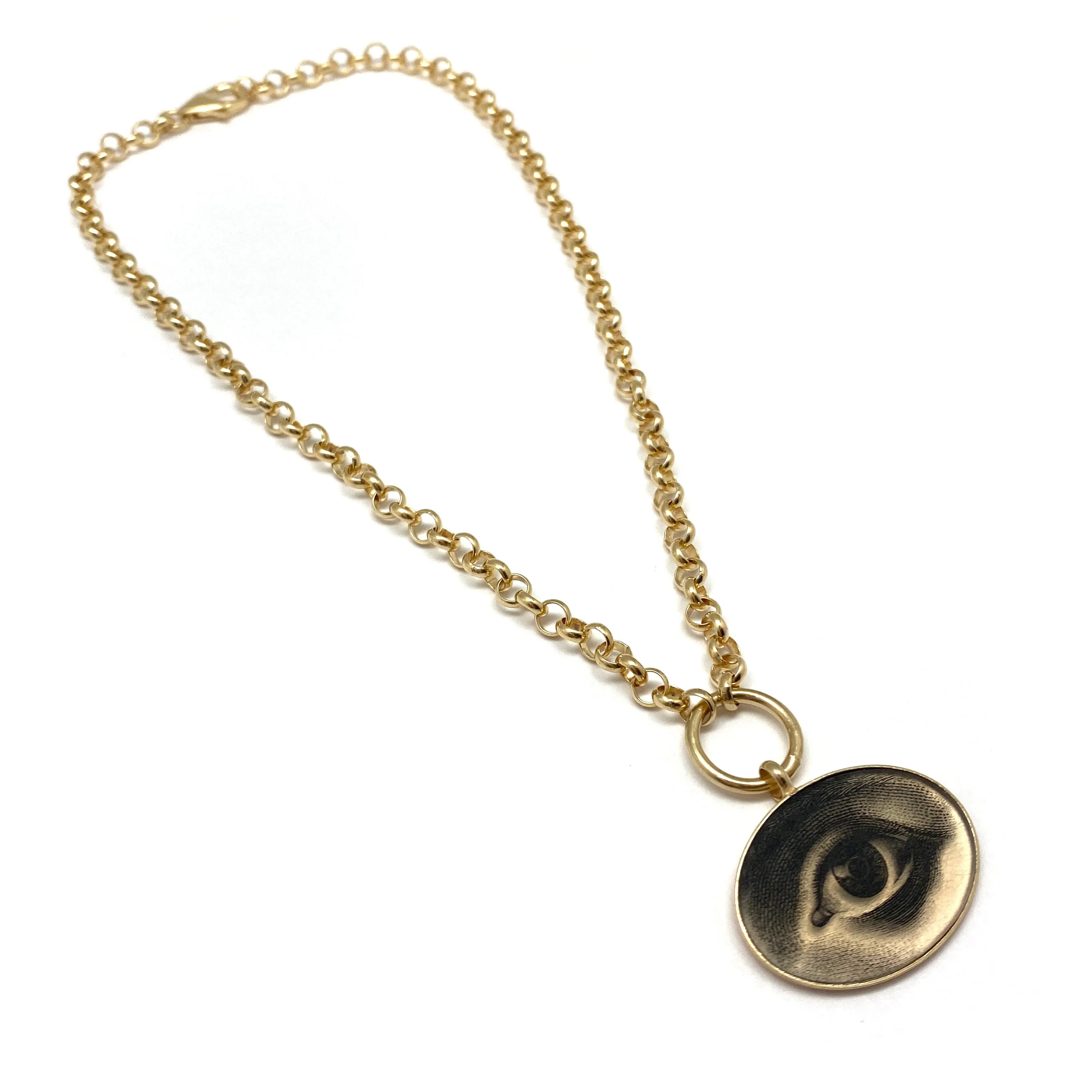 Lovers Eye Statement Necklace