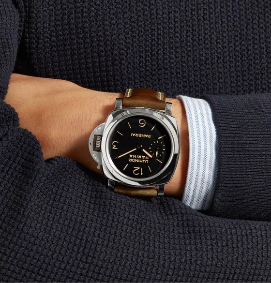 Luminor Marina 1950 3 Days Acciaio 47mm Stainless Steel and Leather Watch