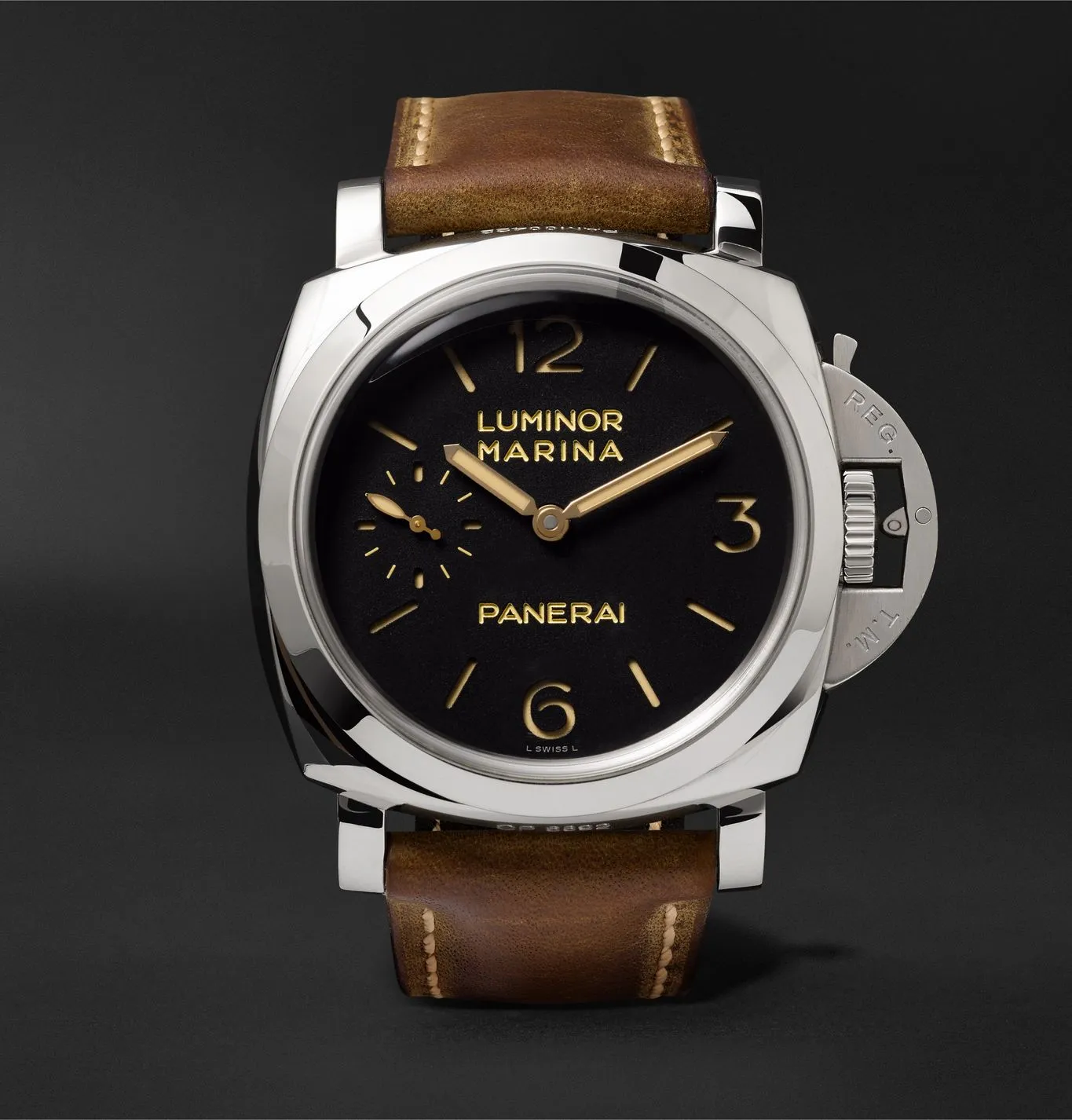Luminor Marina 1950 3 Days Acciaio 47mm Stainless Steel and Leather Watch