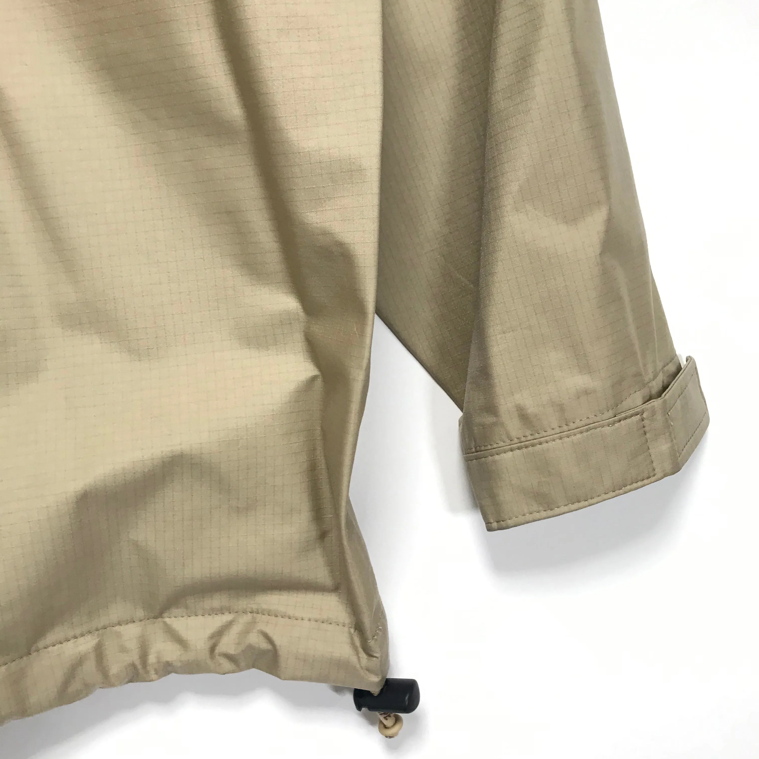 [M] A Bathing Ape Bape Vintage Gore Tex Ripstop Nylon Rain Jacket Beige